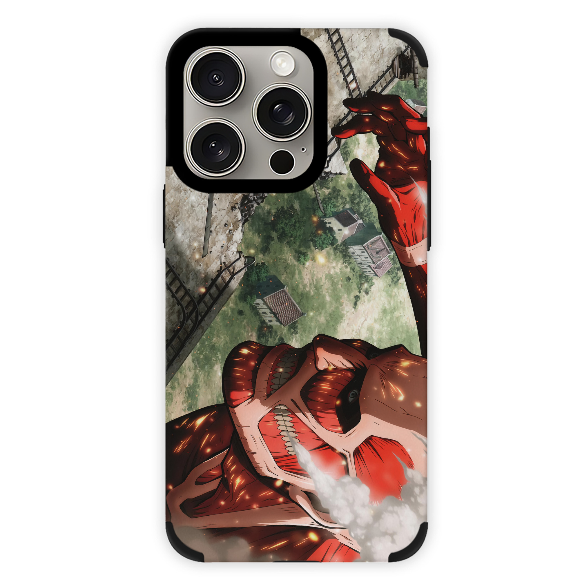 （画像用） 進撃の巨人 Attack on Titan 【iPhone15ProMax対応】 PUレザー スマホケース 耐衝撃＆黄変防止