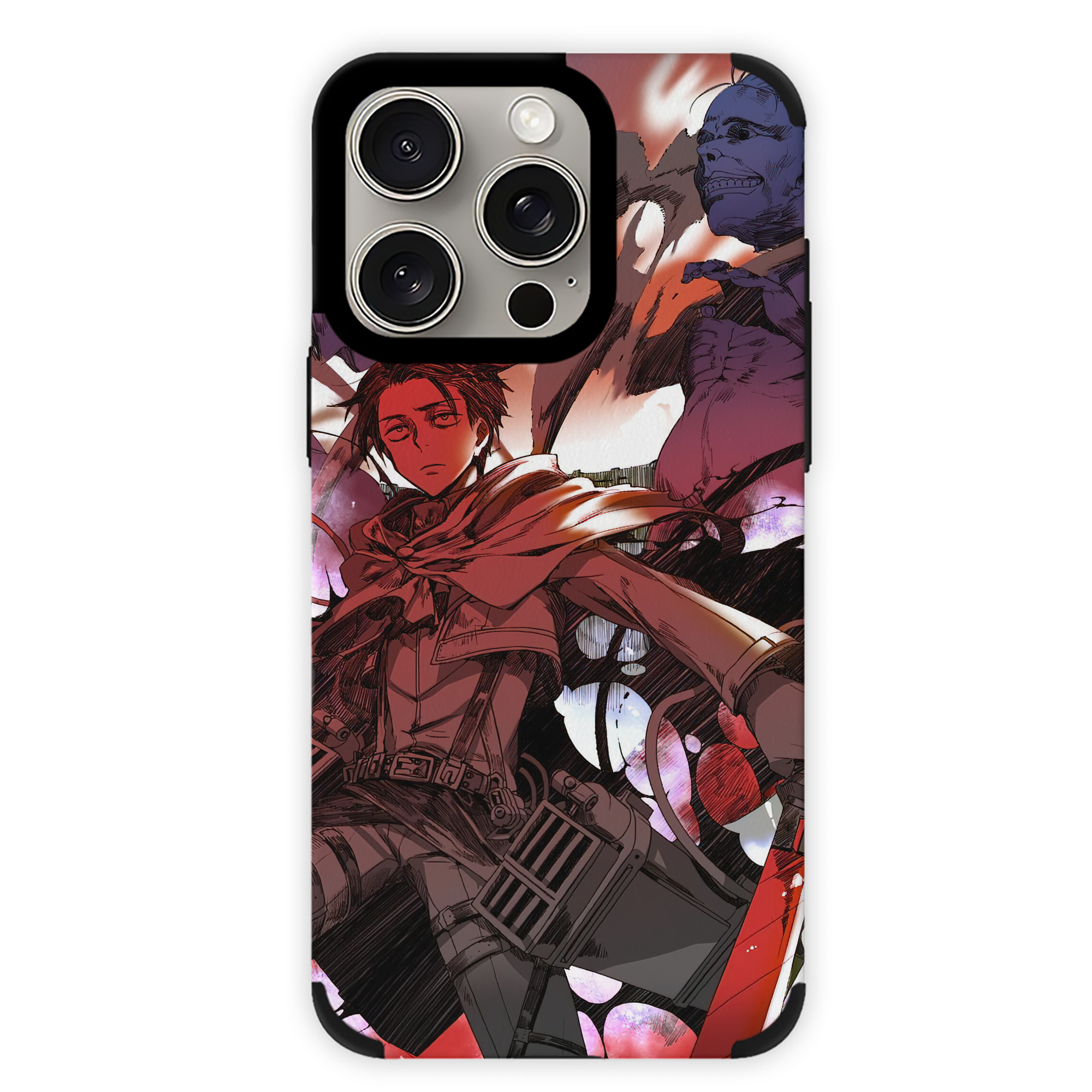 （画像用） 進撃の巨人 Attack on Titan 【iPhone15ProMax対応】 PUレザー スマホケース 耐衝撃＆黄変防止