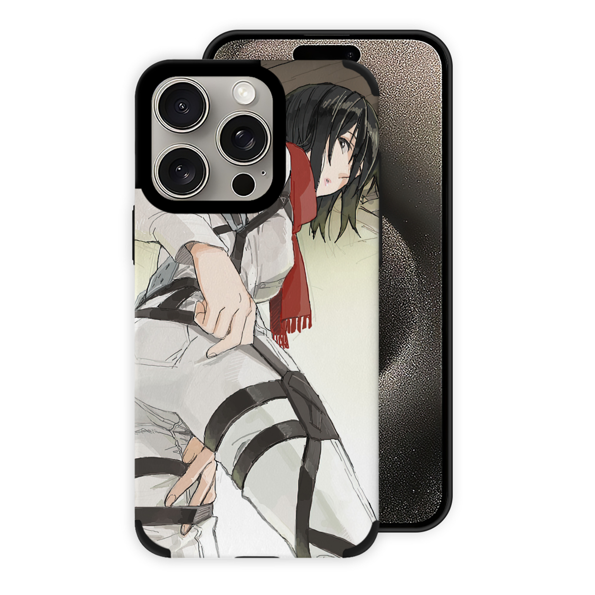 （画像用） 進撃の巨人 Attack on Titan 【iPhone15ProMax対応】 PUレザー スマホケース 耐衝撃＆黄変防止