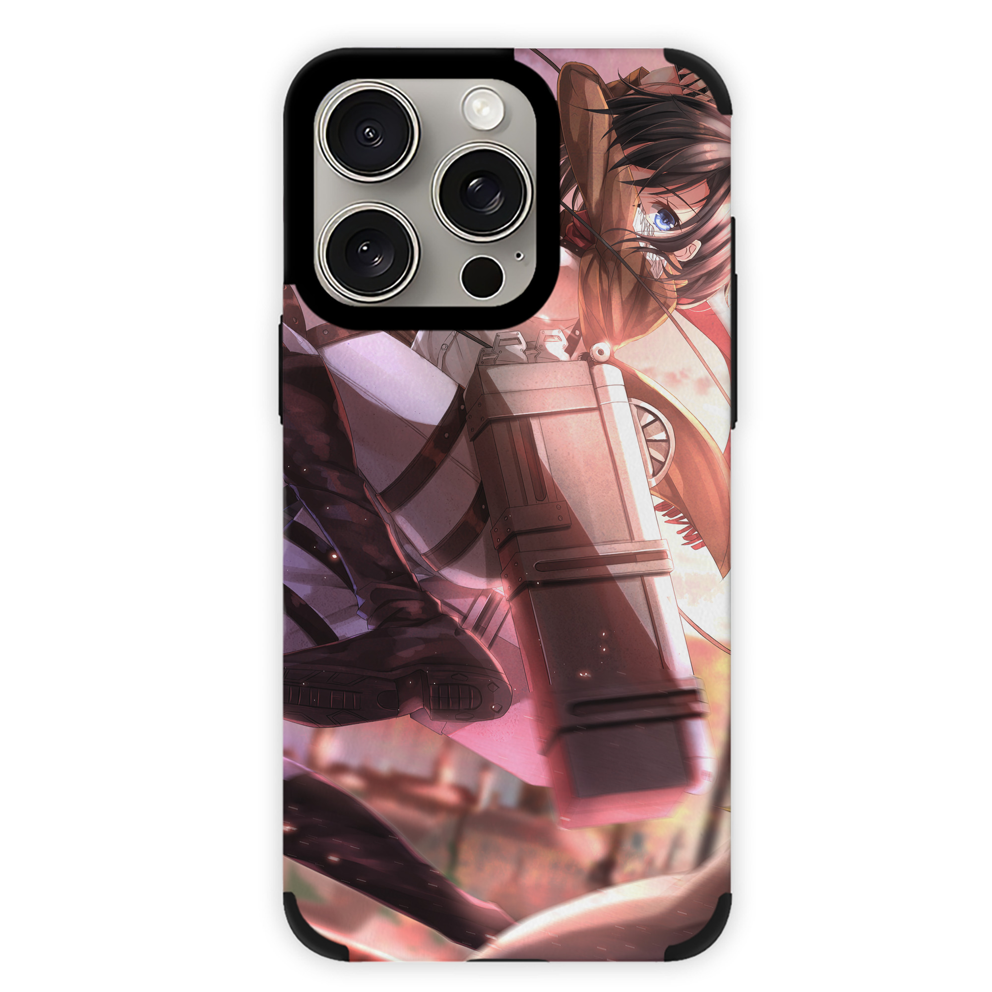 （画像用） 進撃の巨人 Attack on Titan 【iPhone15ProMax対応】 PUレザー スマホケース 耐衝撃＆黄変防止