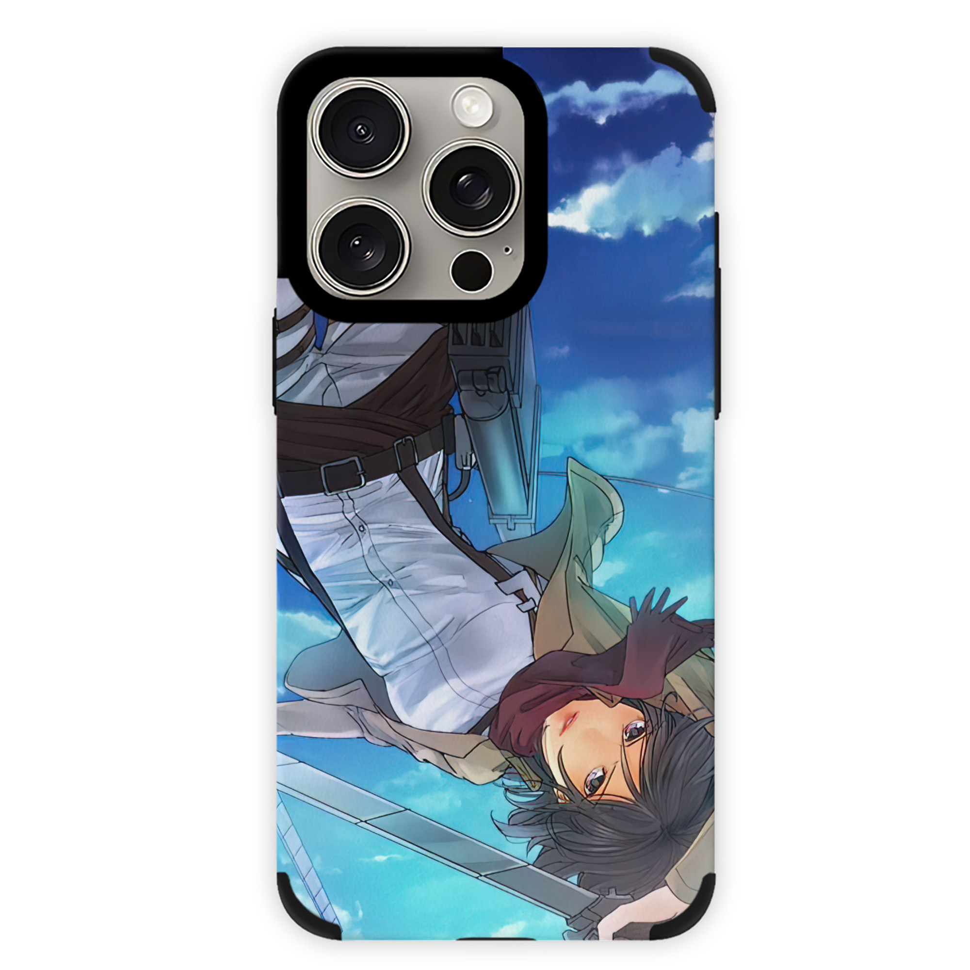 （画像用） 進撃の巨人 Attack on Titan 【iPhone15ProMax対応】 PUレザー スマホケース 耐衝撃＆黄変防止