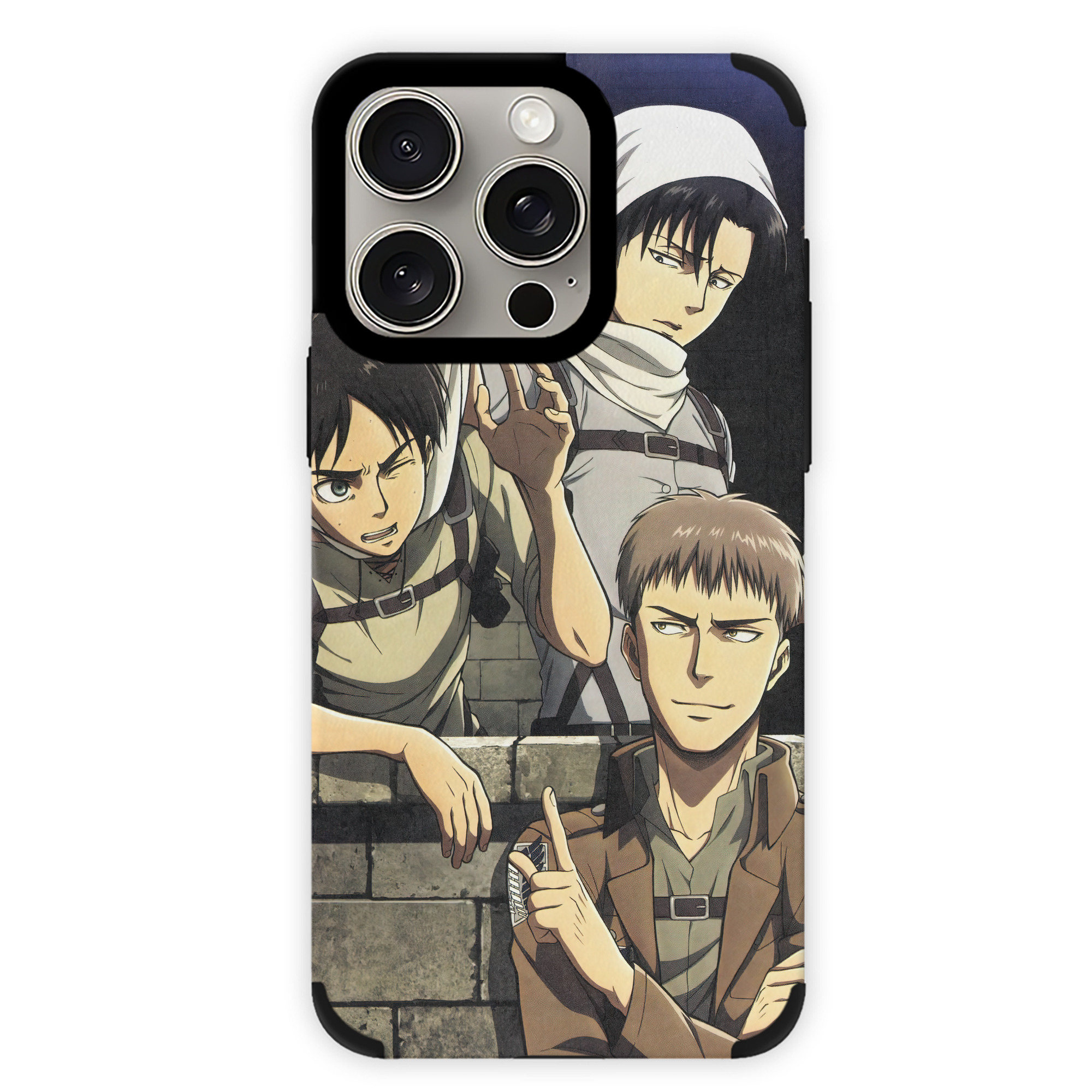 （画像用） 進撃の巨人 Attack on Titan 【iPhone15ProMax対応】 PUレザー スマホケース 耐衝撃＆黄変防止