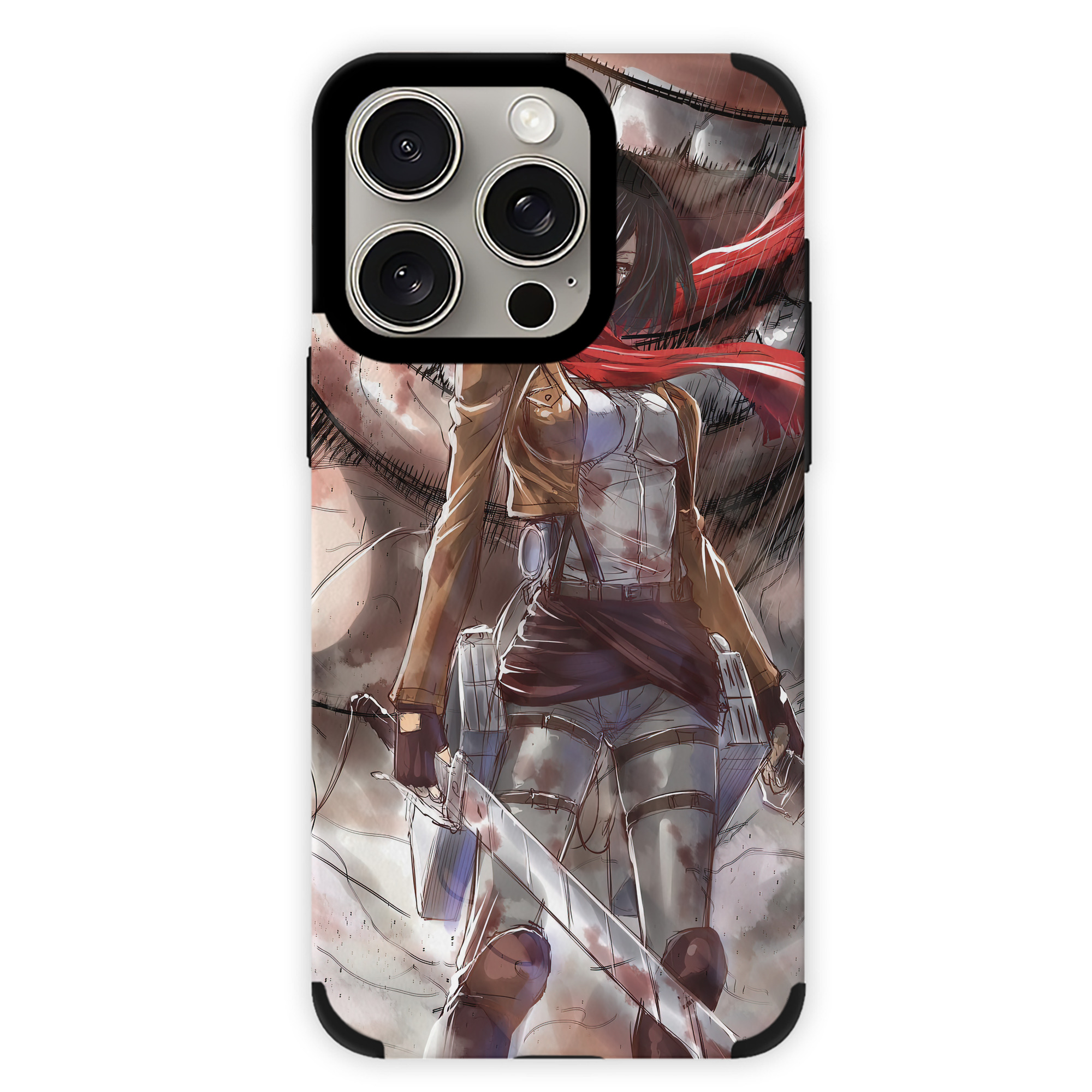 （画像用） 進撃の巨人 Attack on Titan 【iPhone15ProMax対応】 PUレザー スマホケース 耐衝撃＆黄変防止
