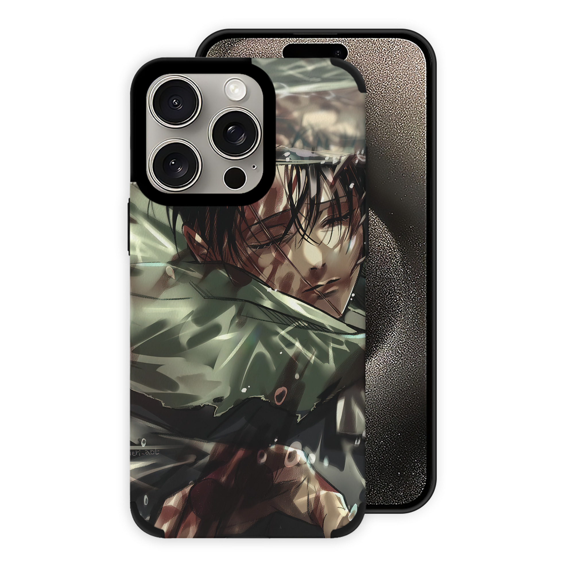 （画像用） 進撃の巨人 Attack on Titan 【iPhone15ProMax対応】 PUレザー スマホケース 耐衝撃＆黄変防止