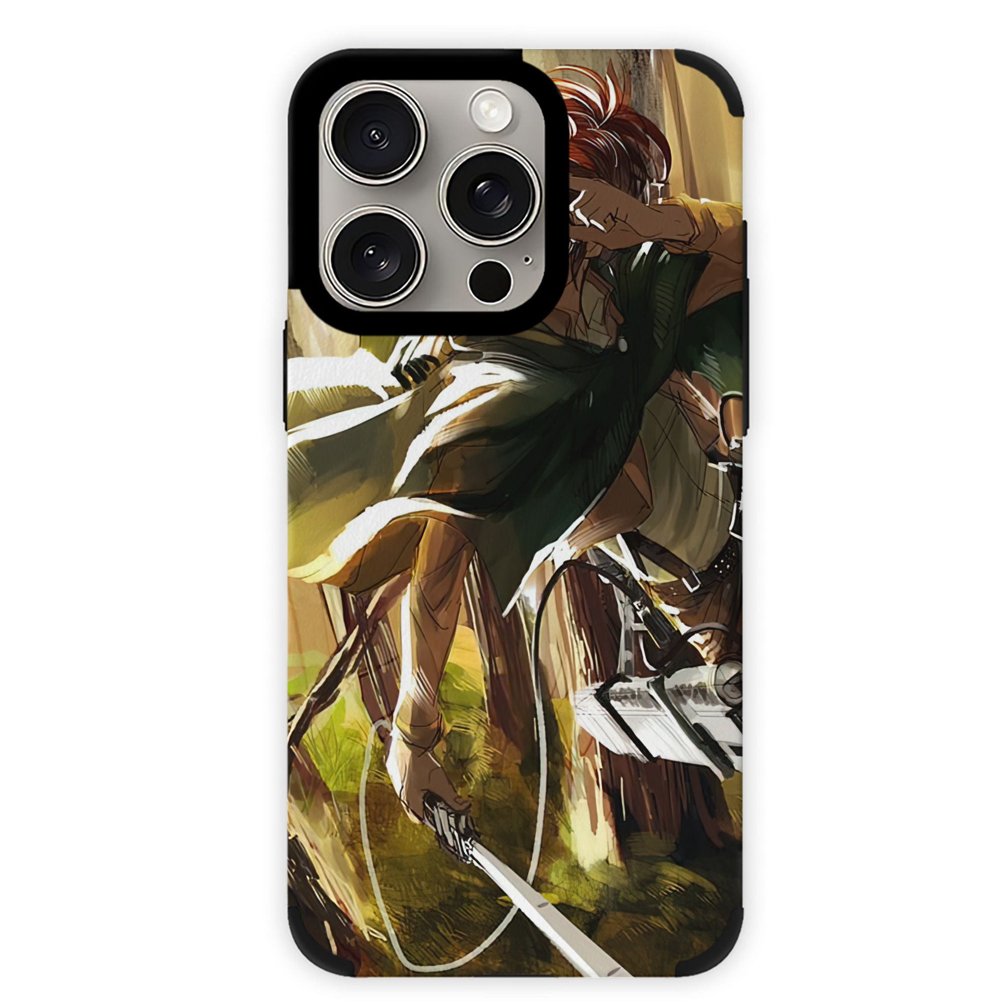 （画像用） 進撃の巨人 Attack on Titan 【iPhone15ProMax対応】 PUレザー スマホケース 耐衝撃＆黄変防止