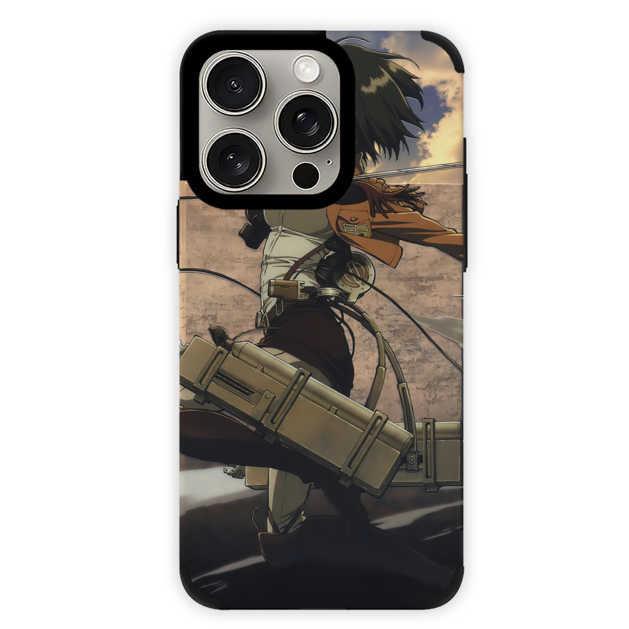 （画像用） 進撃の巨人 Attack on Titan 【iPhone15ProMax対応】 PUレザー スマホケース 耐衝撃＆黄変防止
