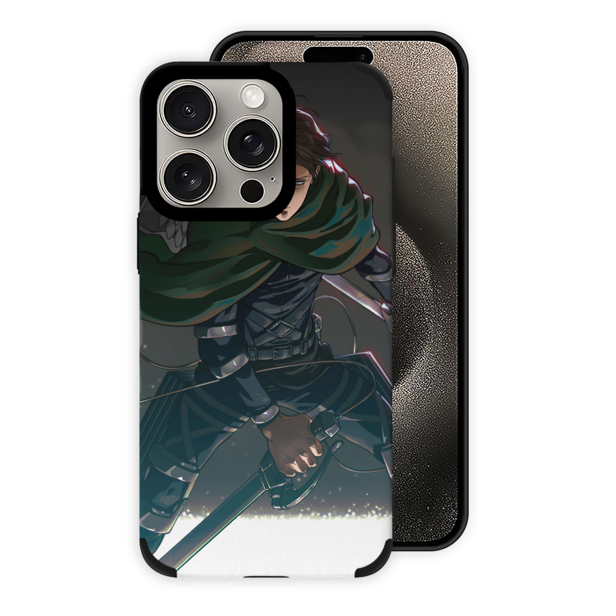 （画像用） 進撃の巨人 Attack on Titan 【iPhone15ProMax対応】 PUレザー スマホケース 耐衝撃＆黄変防止