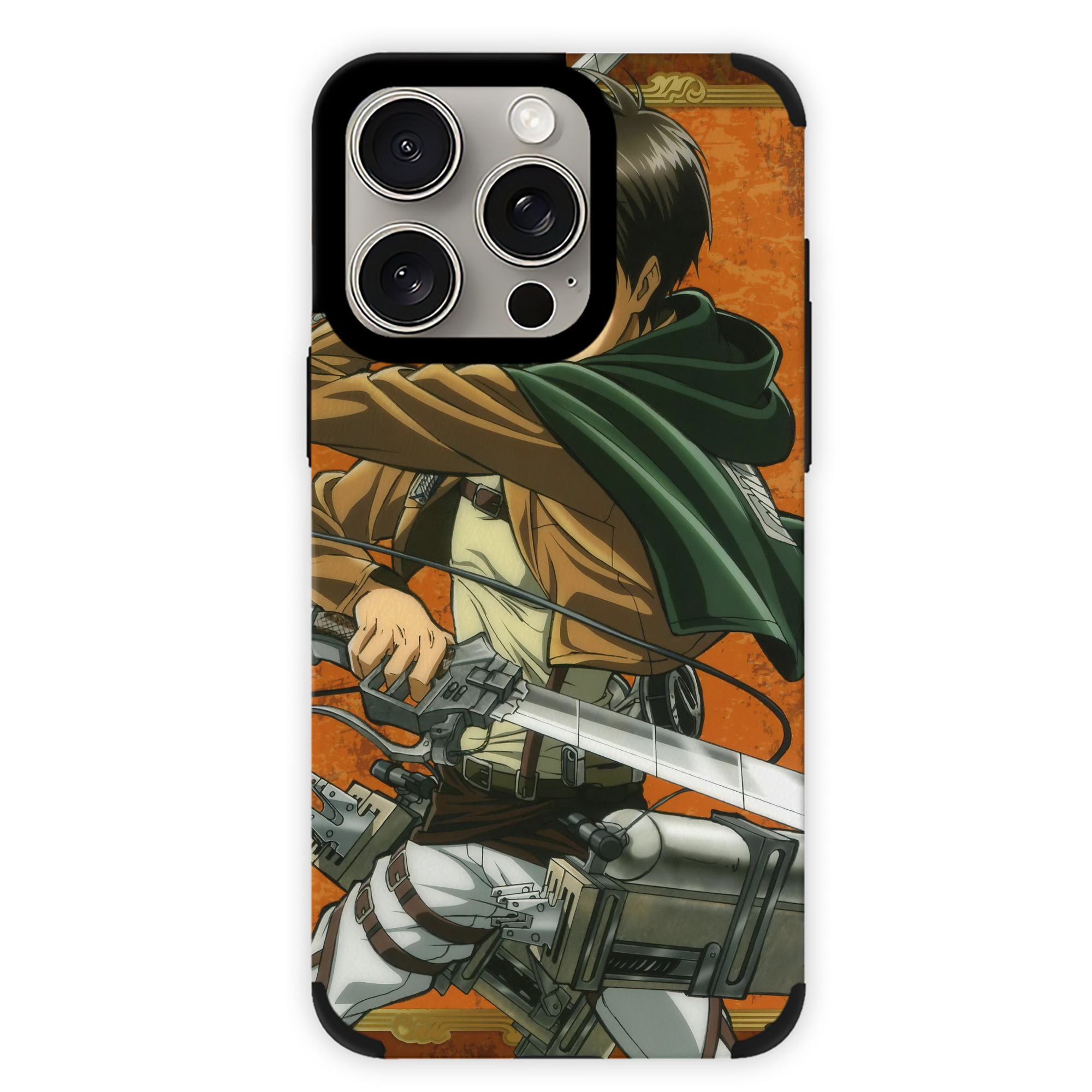 （画像用） 進撃の巨人 Attack on Titan 【iPhone15ProMax対応】 PUレザー スマホケース 耐衝撃＆黄変防止