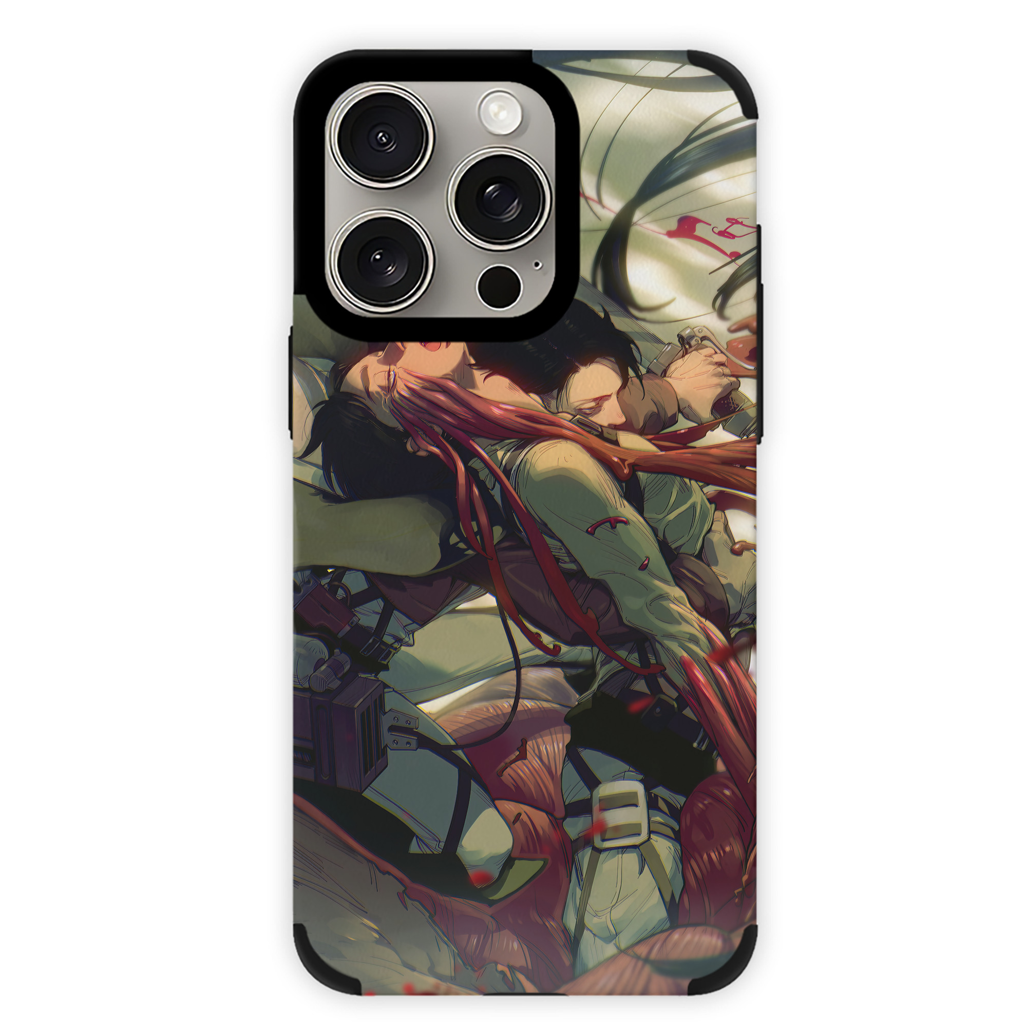 （画像用） 進撃の巨人 Attack on Titan 【iPhone15ProMax対応】 PUレザー スマホケース 耐衝撃＆黄変防止