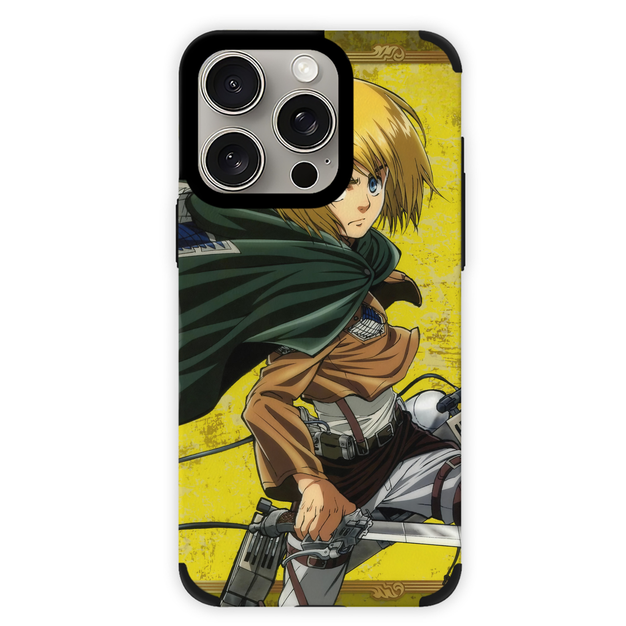 （画像用） 進撃の巨人 Attack on Titan 【iPhone15ProMax対応】 PUレザー スマホケース 耐衝撃＆黄変防止