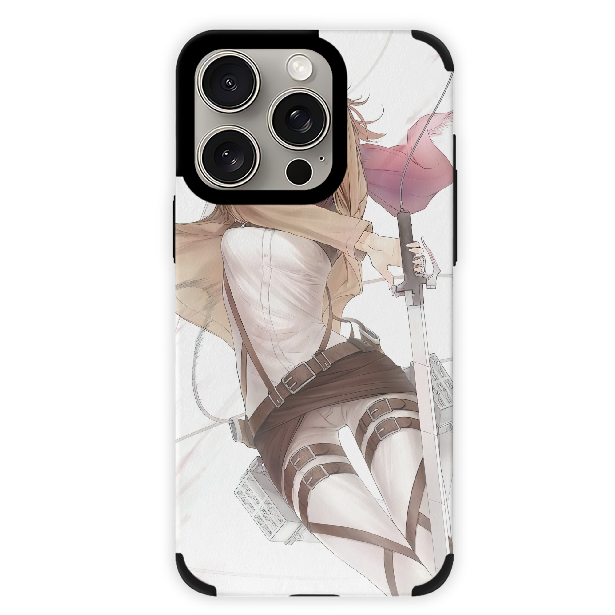 （画像用） 進撃の巨人 Attack on Titan 【iPhone15ProMax対応】 PUレザー スマホケース 耐衝撃＆黄変防止