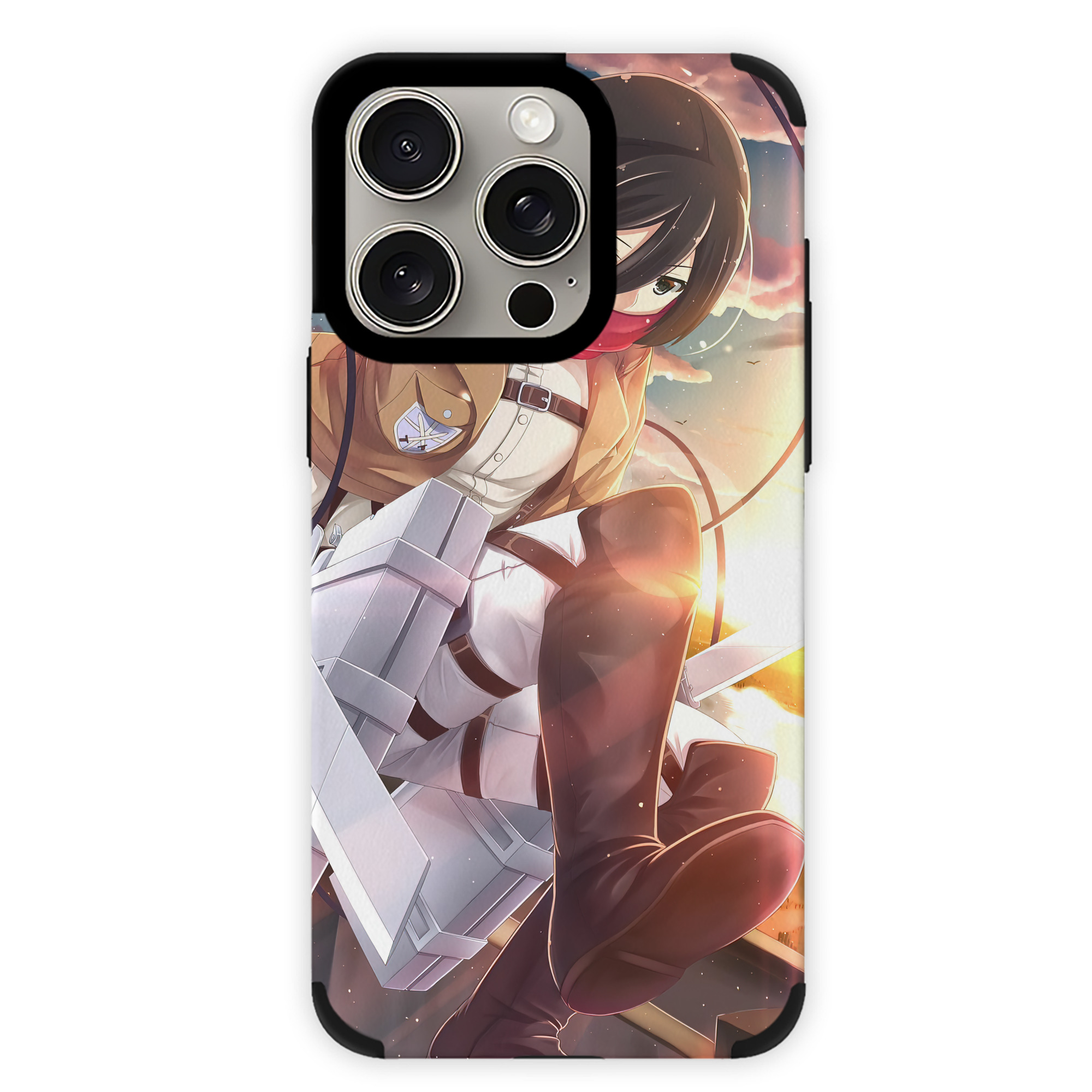 （画像用） 進撃の巨人 Attack on Titan 【iPhone15ProMax対応】 PUレザー スマホケース 耐衝撃＆黄変防止