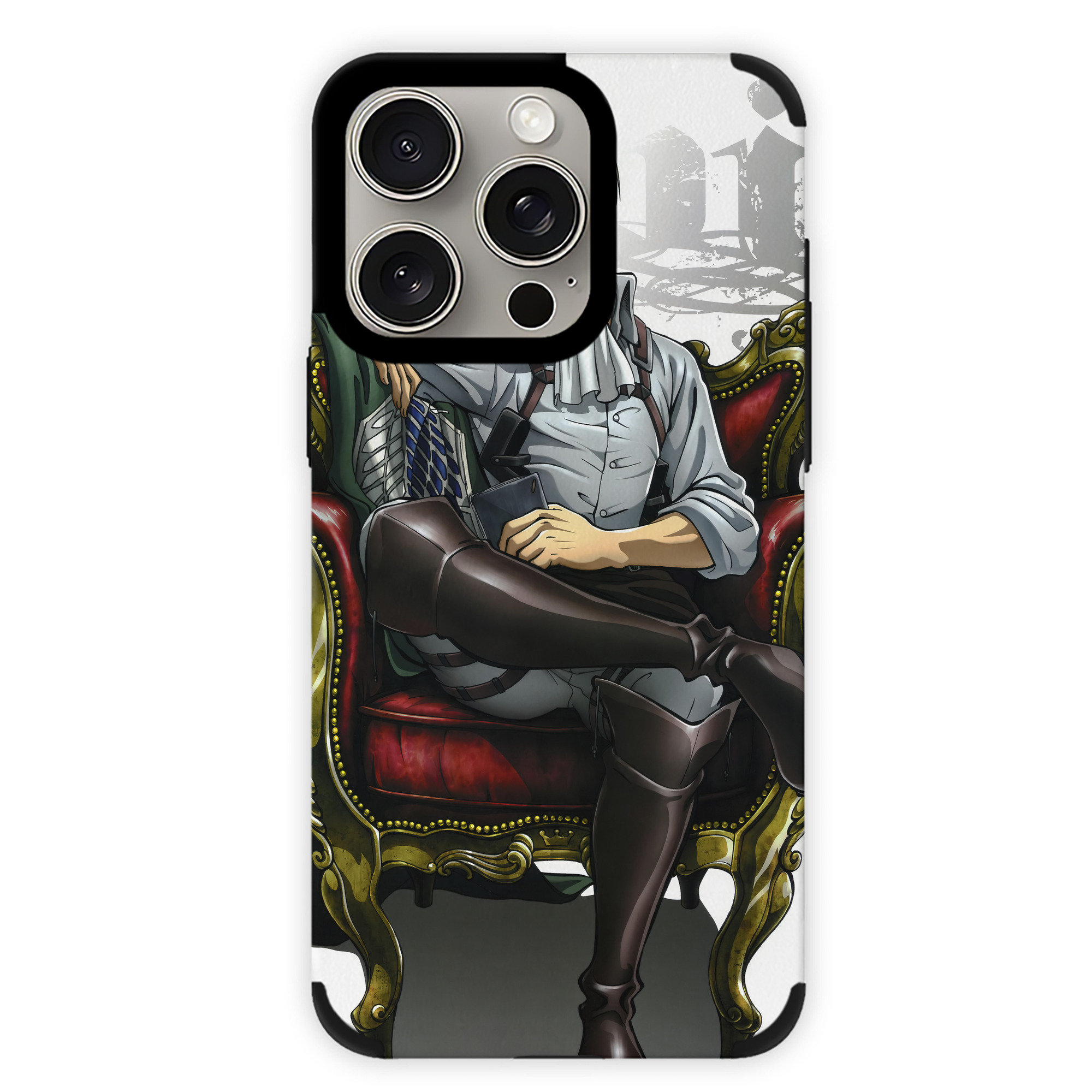 （画像用） 進撃の巨人 Attack on Titan 【iPhone15ProMax対応】 PUレザー スマホケース 耐衝撃＆黄変防止