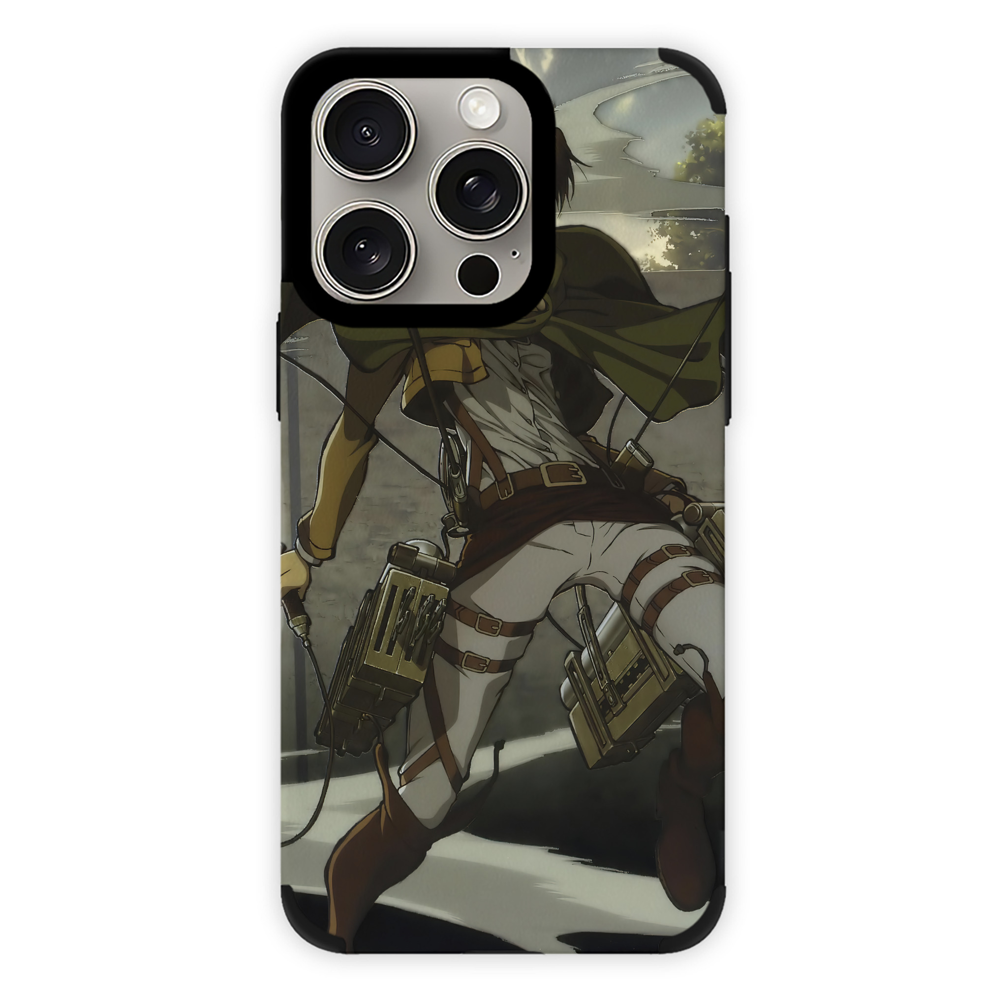 （画像用） 進撃の巨人 Attack on Titan 【iPhone15ProMax対応】 PUレザー スマホケース 耐衝撃＆黄変防止