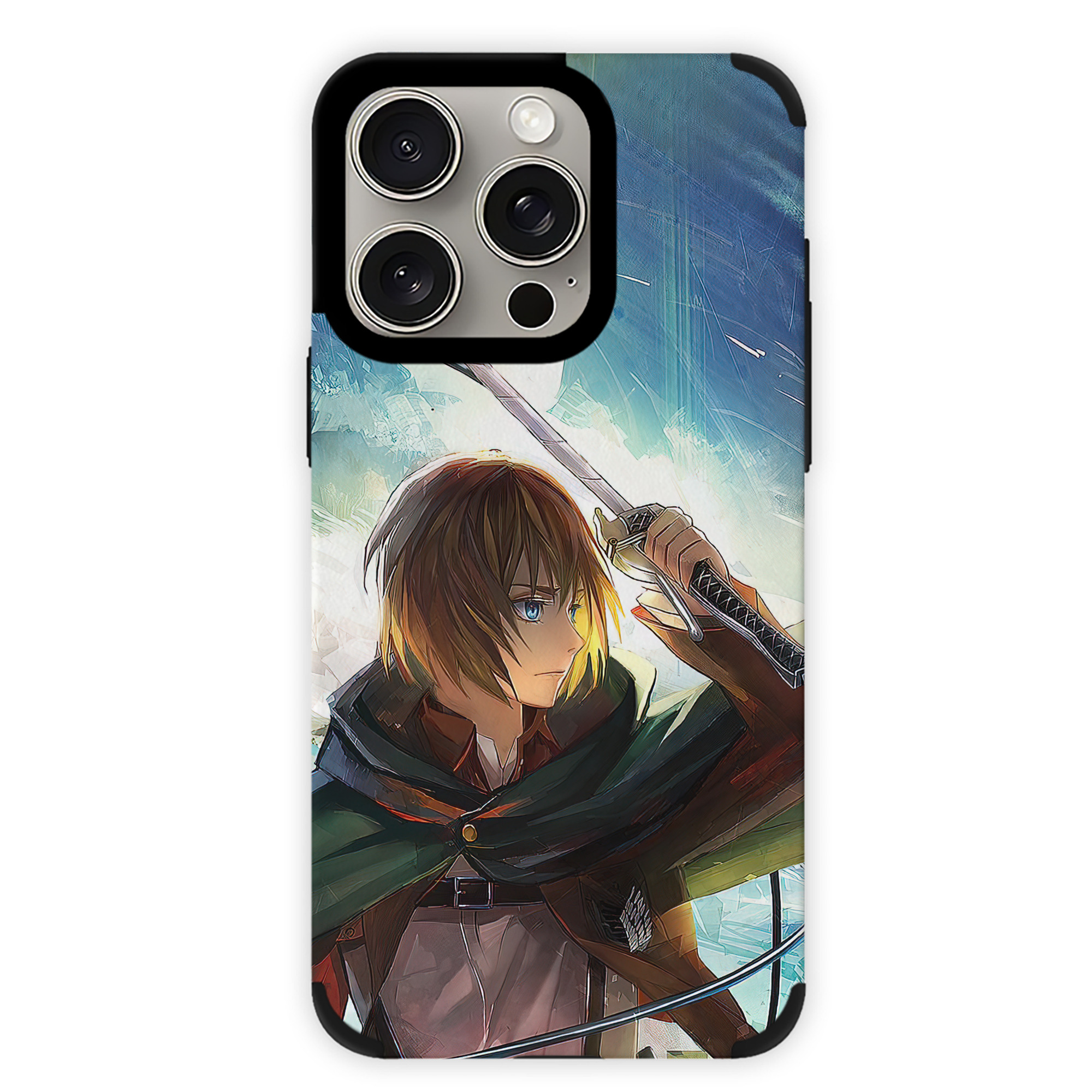 （画像用） 進撃の巨人 Attack on Titan 【iPhone15ProMax対応】 PUレザー スマホケース 耐衝撃＆黄変防止