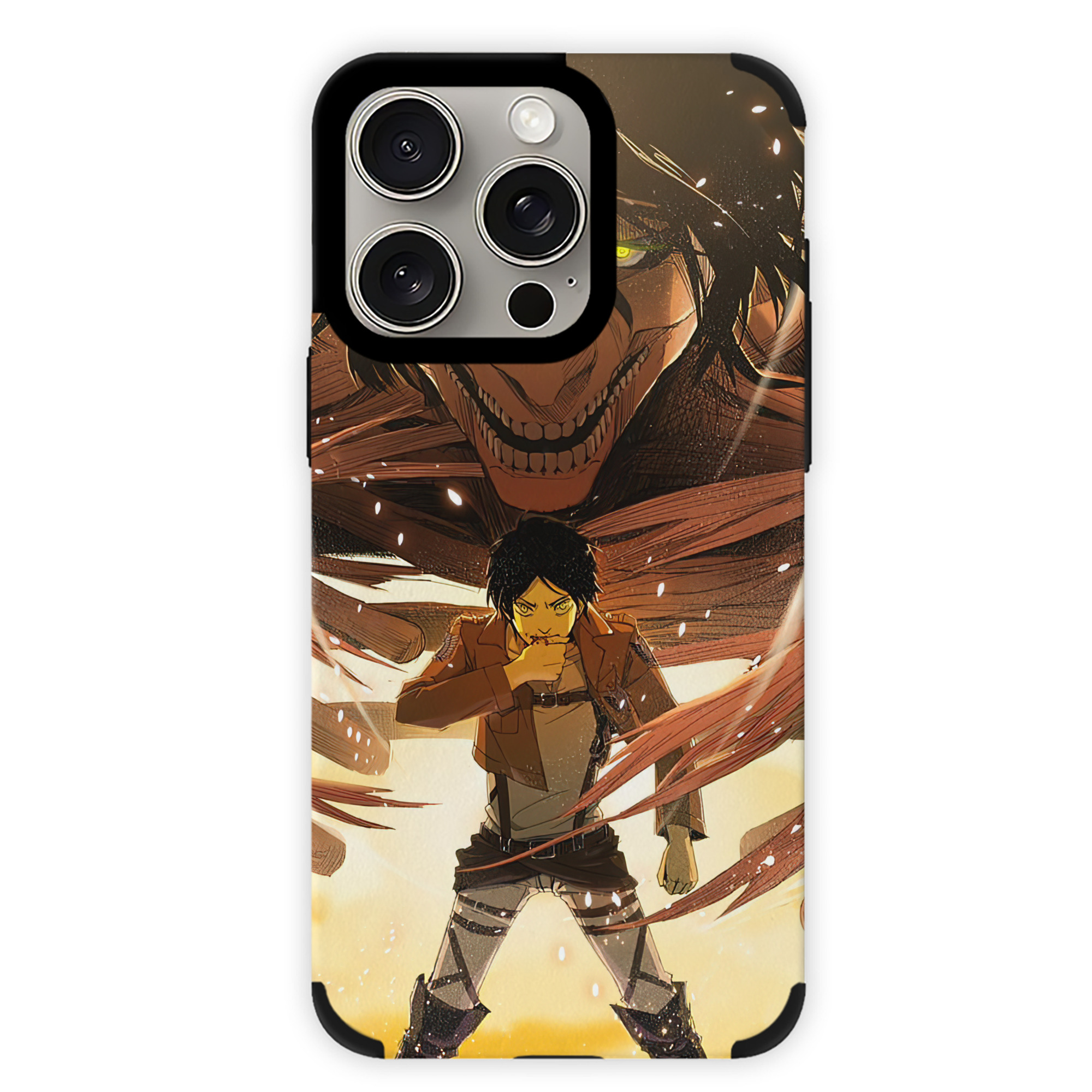 （画像用） 進撃の巨人 Attack on Titan 【iPhone15ProMax対応】 PUレザー スマホケース 耐衝撃＆黄変防止