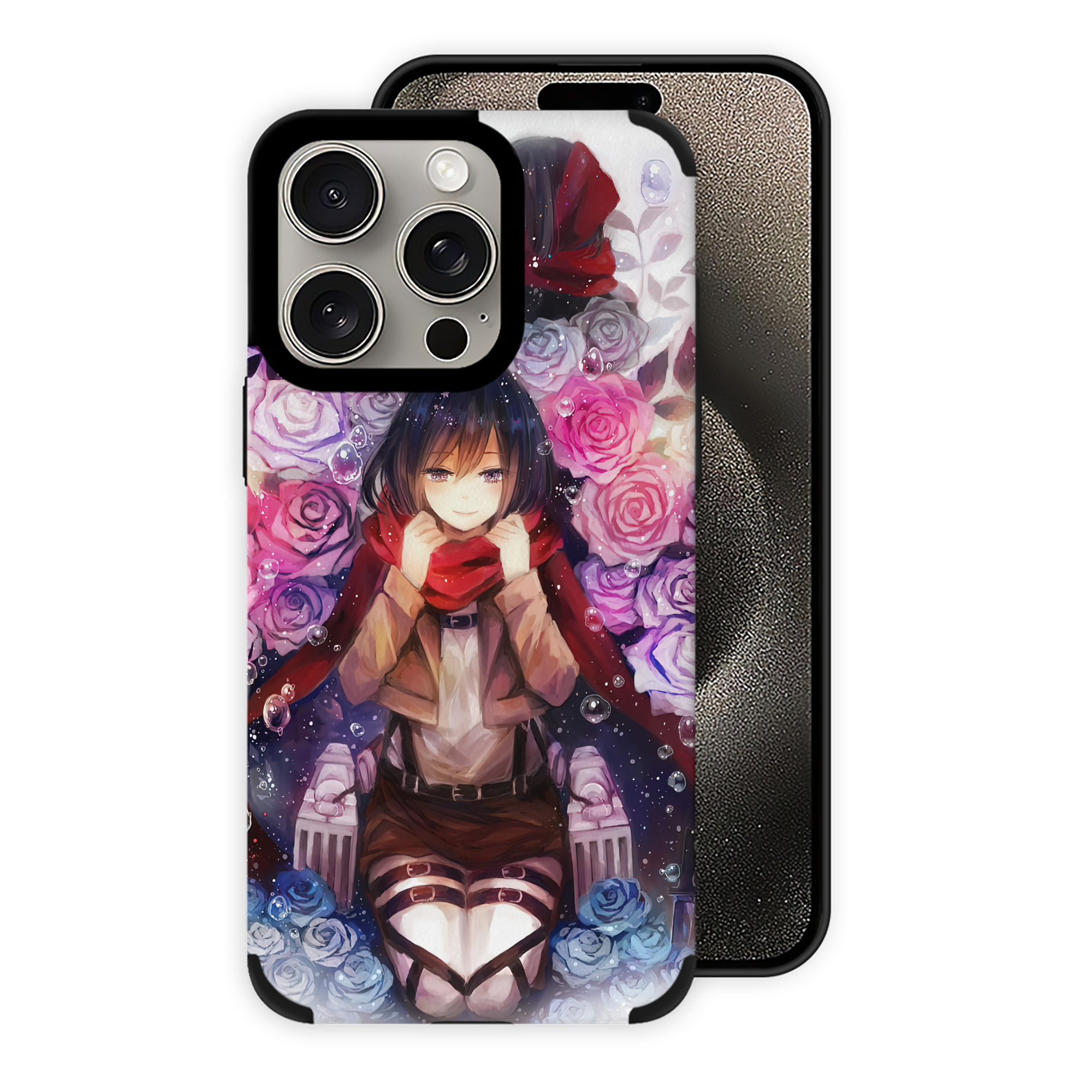 （画像用） 進撃の巨人 Attack on Titan 【iPhone15ProMax対応】 PUレザー スマホケース 耐衝撃＆黄変防止