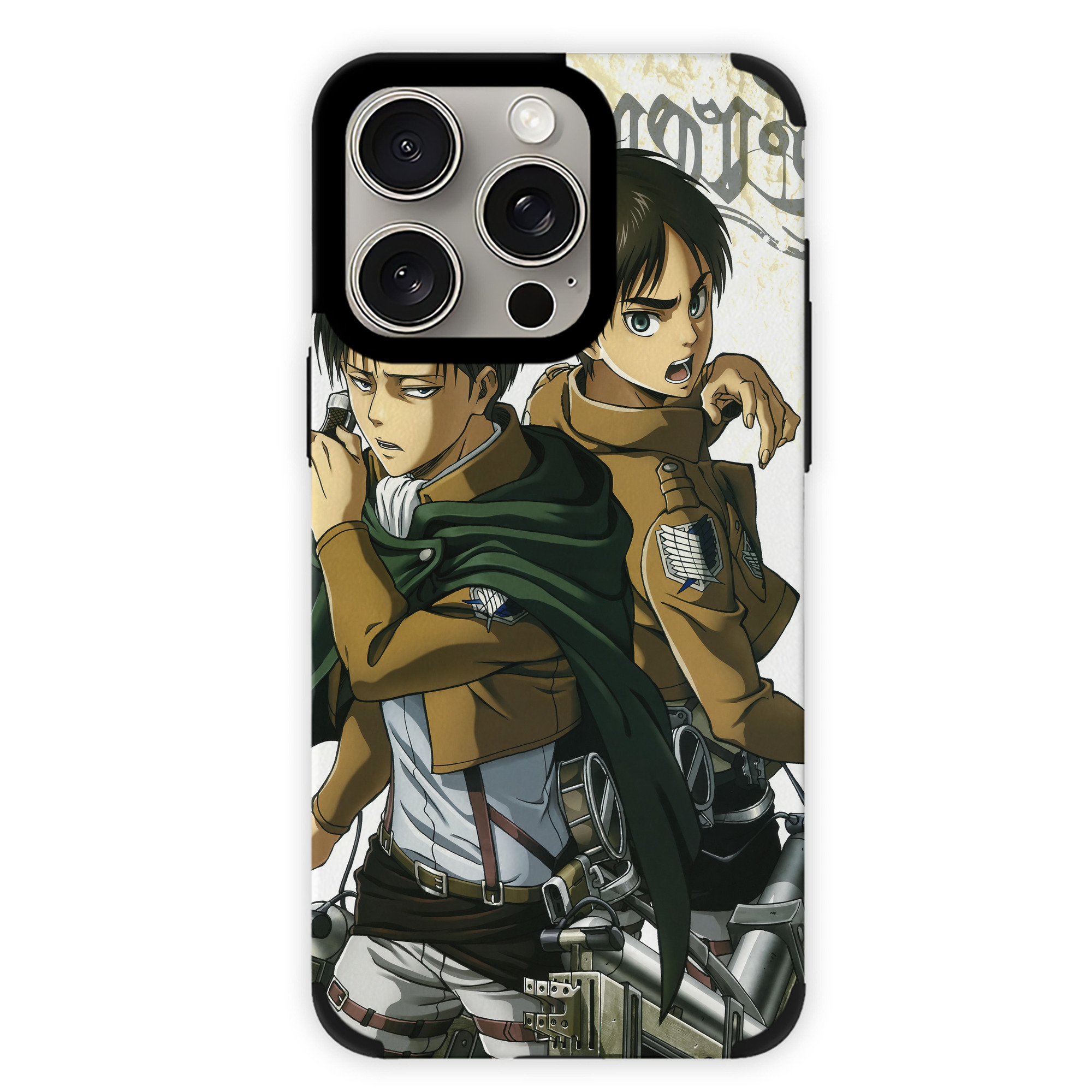 （画像用） 進撃の巨人 Attack on Titan 【iPhone15ProMax対応】 PUレザー スマホケース 耐衝撃＆黄変防止