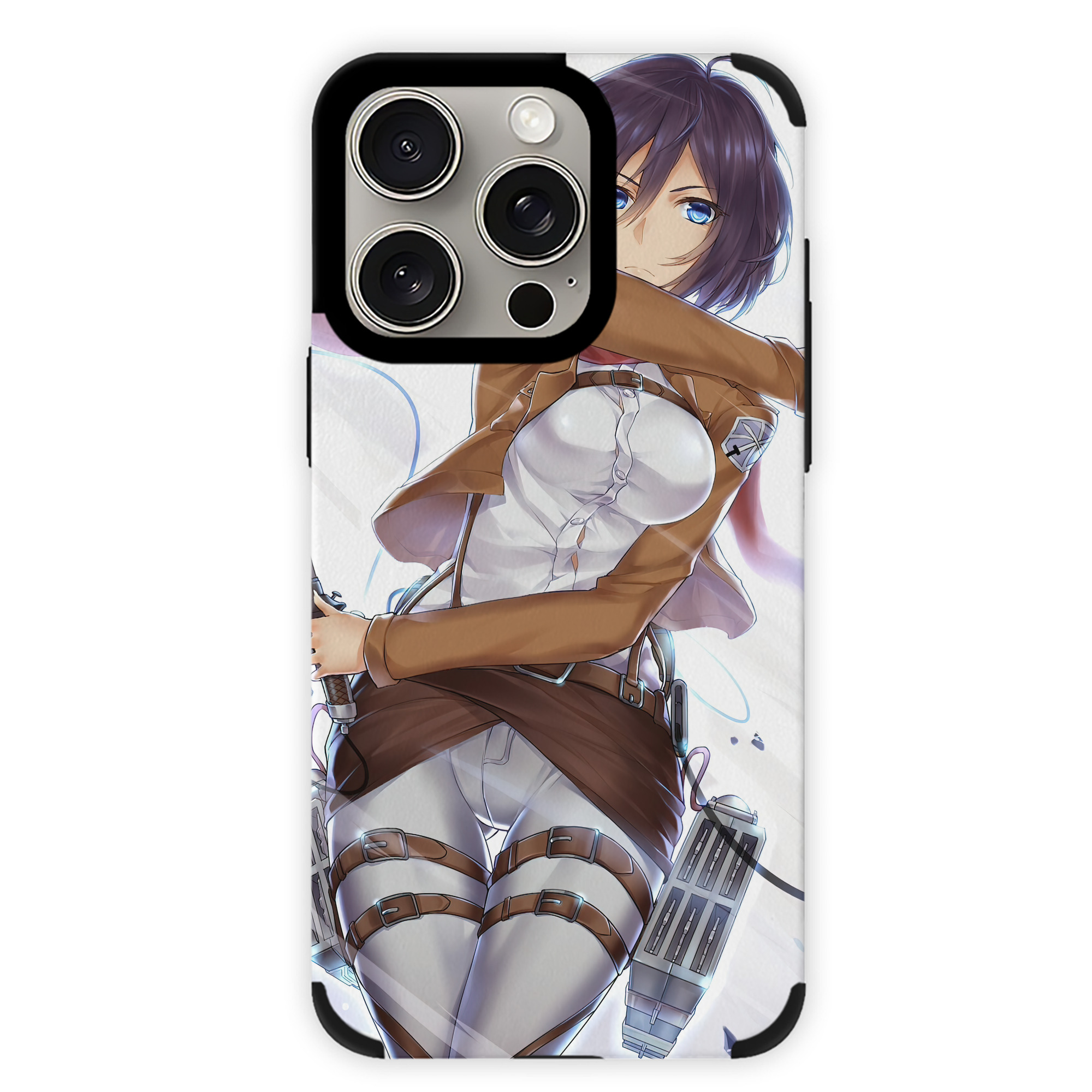 （画像用） 進撃の巨人 Attack on Titan 【iPhone15ProMax対応】 PUレザー スマホケース 耐衝撃＆黄変防止