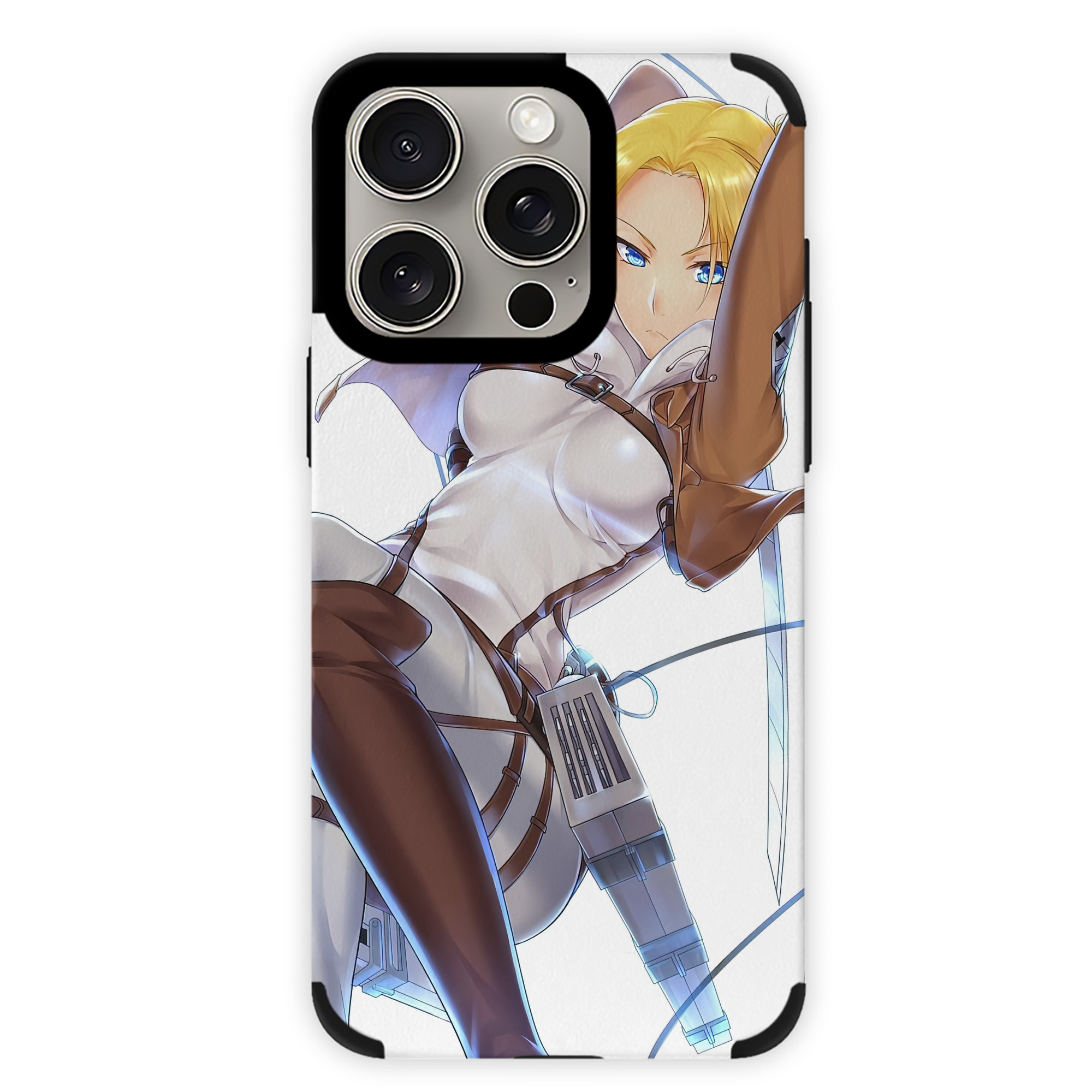 （画像用） 進撃の巨人 Attack on Titan 【iPhone15ProMax対応】 PUレザー スマホケース 耐衝撃＆黄変防止