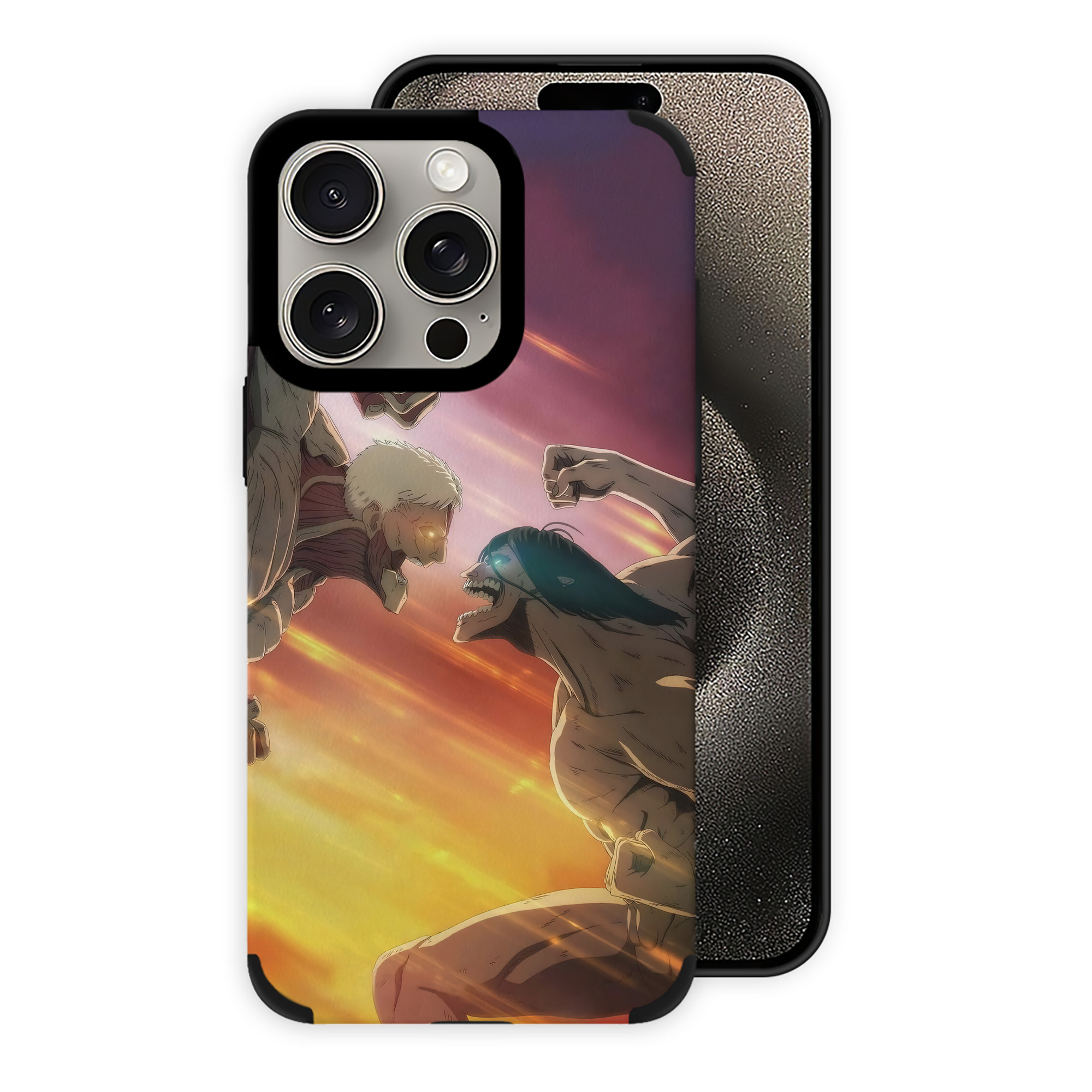（画像用） 進撃の巨人 Attack on Titan 【iPhone15ProMax対応】 PUレザー スマホケース 耐衝撃＆黄変防止