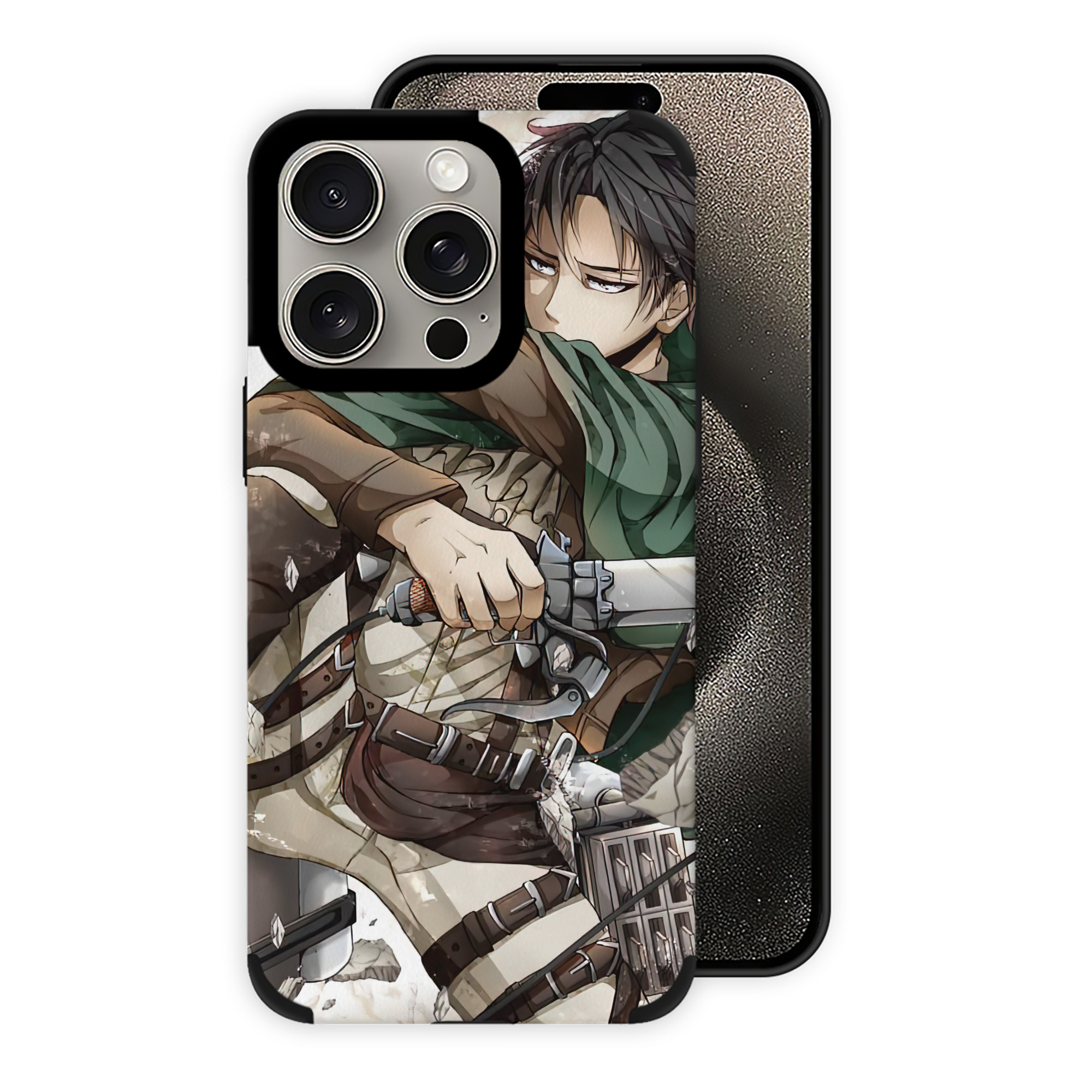 （画像用） 進撃の巨人 Attack on Titan 【iPhone15ProMax対応】 PUレザー スマホケース 耐衝撃＆黄変防止