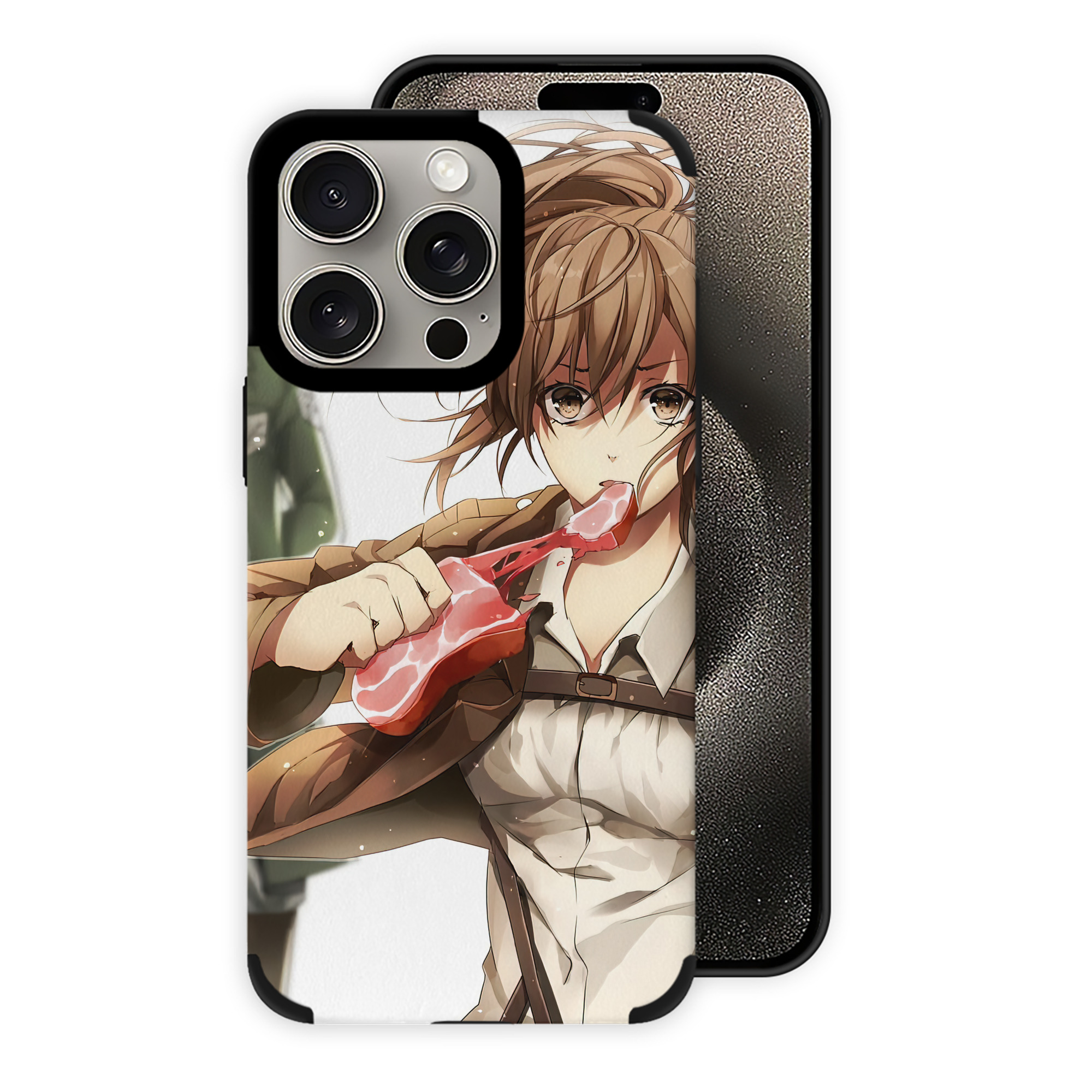 （画像用） 進撃の巨人 Attack on Titan 【iPhone15ProMax対応】 PUレザー スマホケース 耐衝撃＆黄変防止