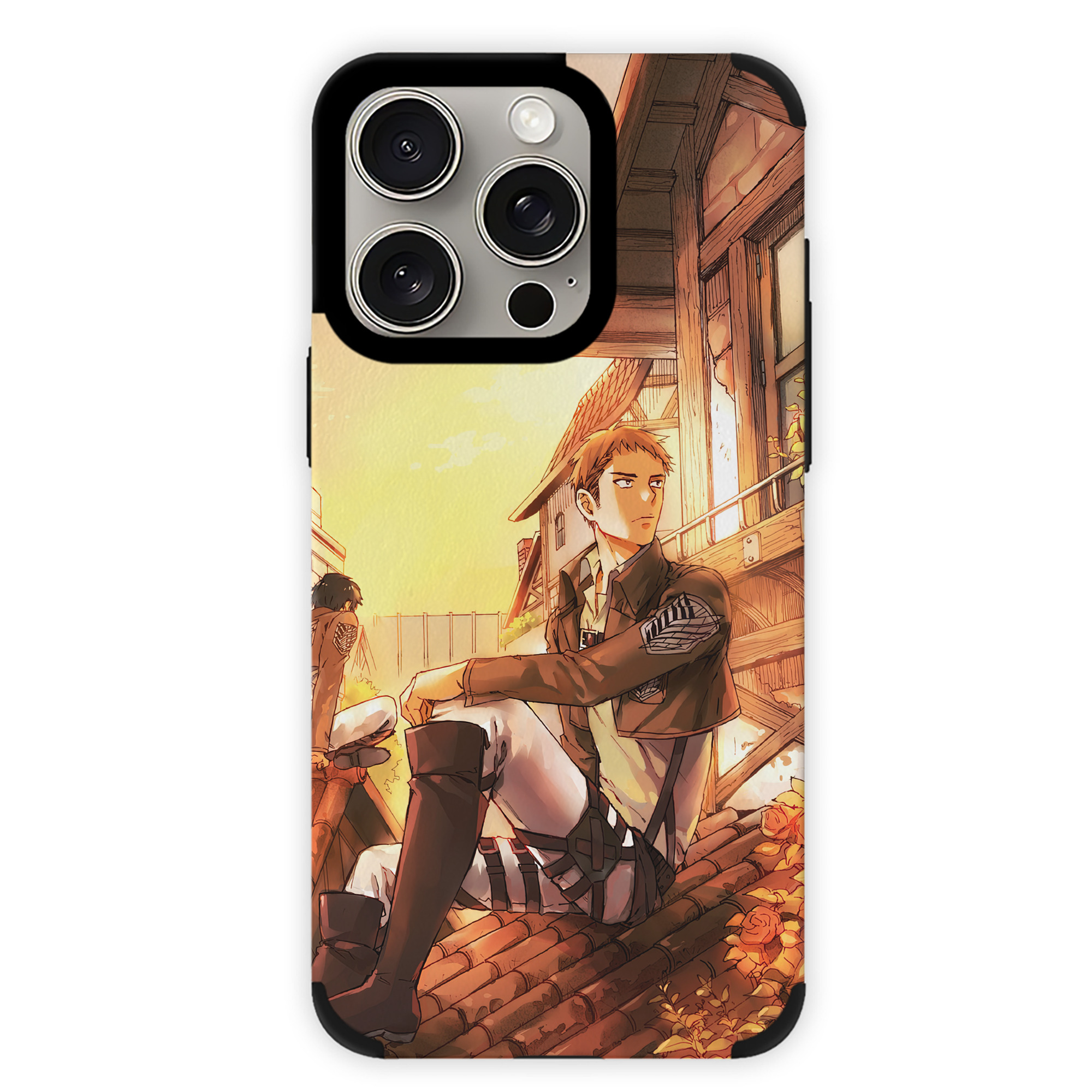 （画像用） 進撃の巨人 Attack on Titan 【iPhone15ProMax対応】 PUレザー スマホケース 耐衝撃＆黄変防止