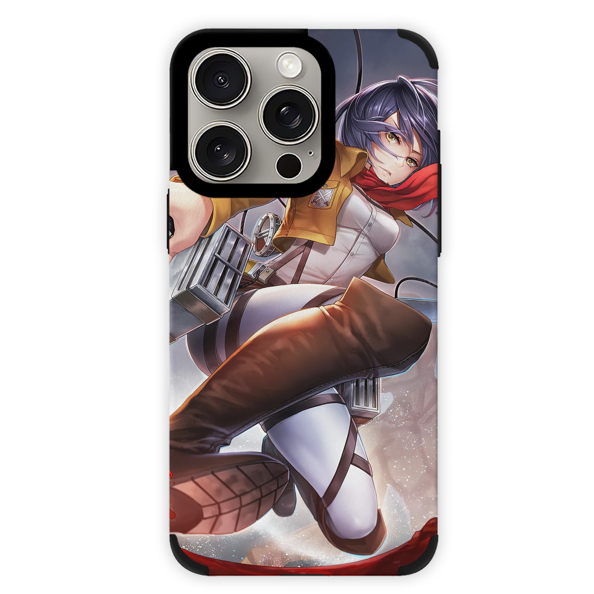 （画像用） 進撃の巨人 Attack on Titan 【iPhone15ProMax対応】 PUレザー スマホケース 耐衝撃＆黄変防止