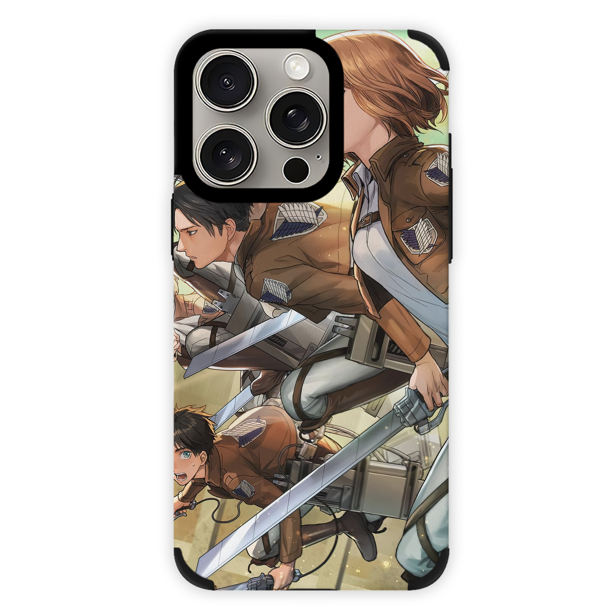 （画像用） 進撃の巨人 Attack on Titan 【iPhone15ProMax対応】 PUレザー スマホケース 耐衝撃＆黄変防止