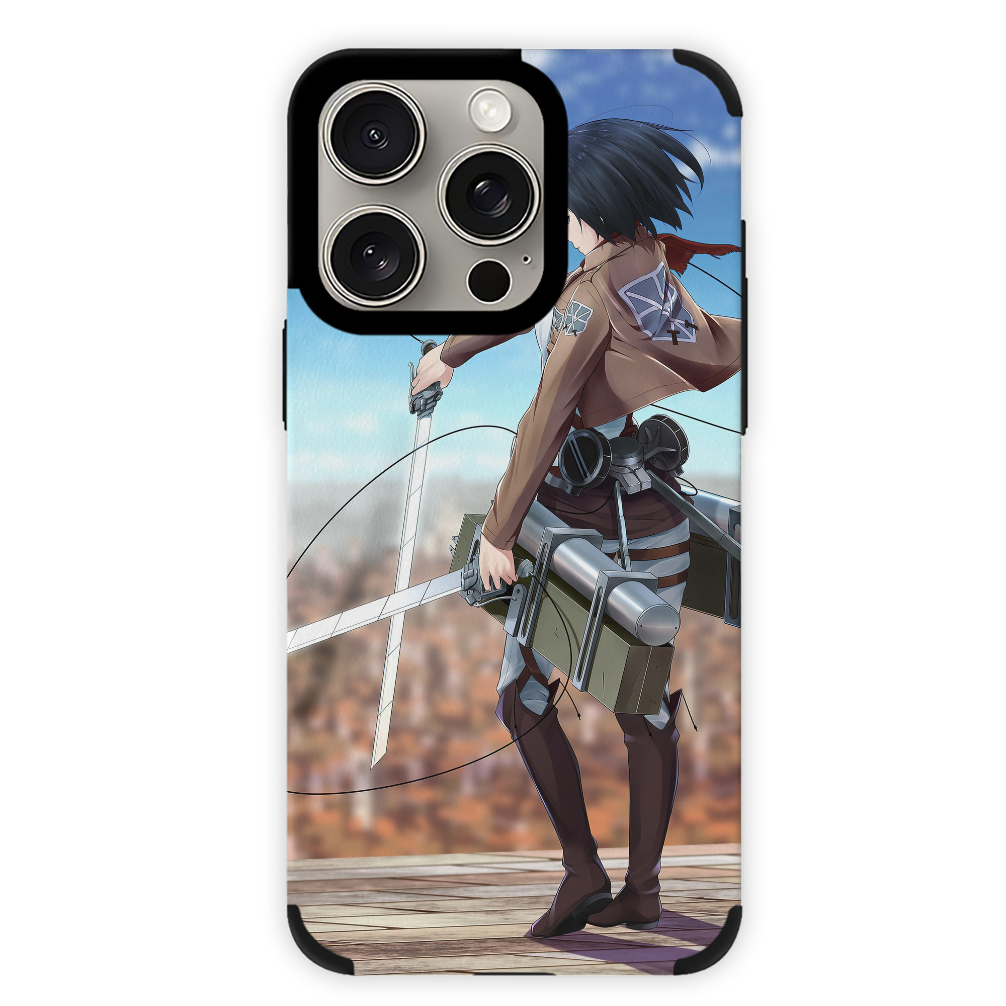 （画像用） 進撃の巨人 Attack on Titan 【iPhone15ProMax対応】 PUレザー スマホケース 耐衝撃＆黄変防止