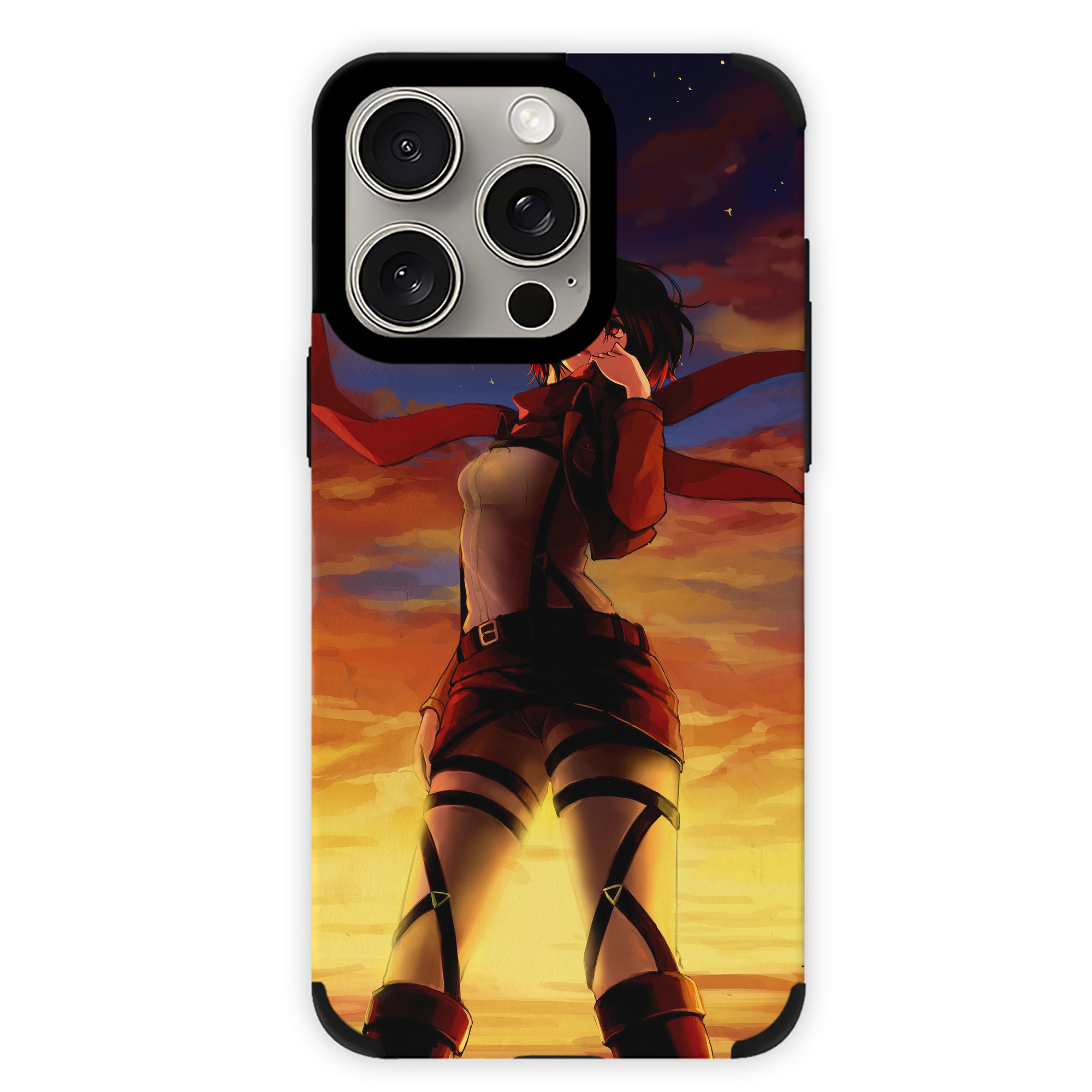（画像用） 進撃の巨人 Attack on Titan 【iPhone15ProMax対応】 PUレザー スマホケース 耐衝撃＆黄変防止