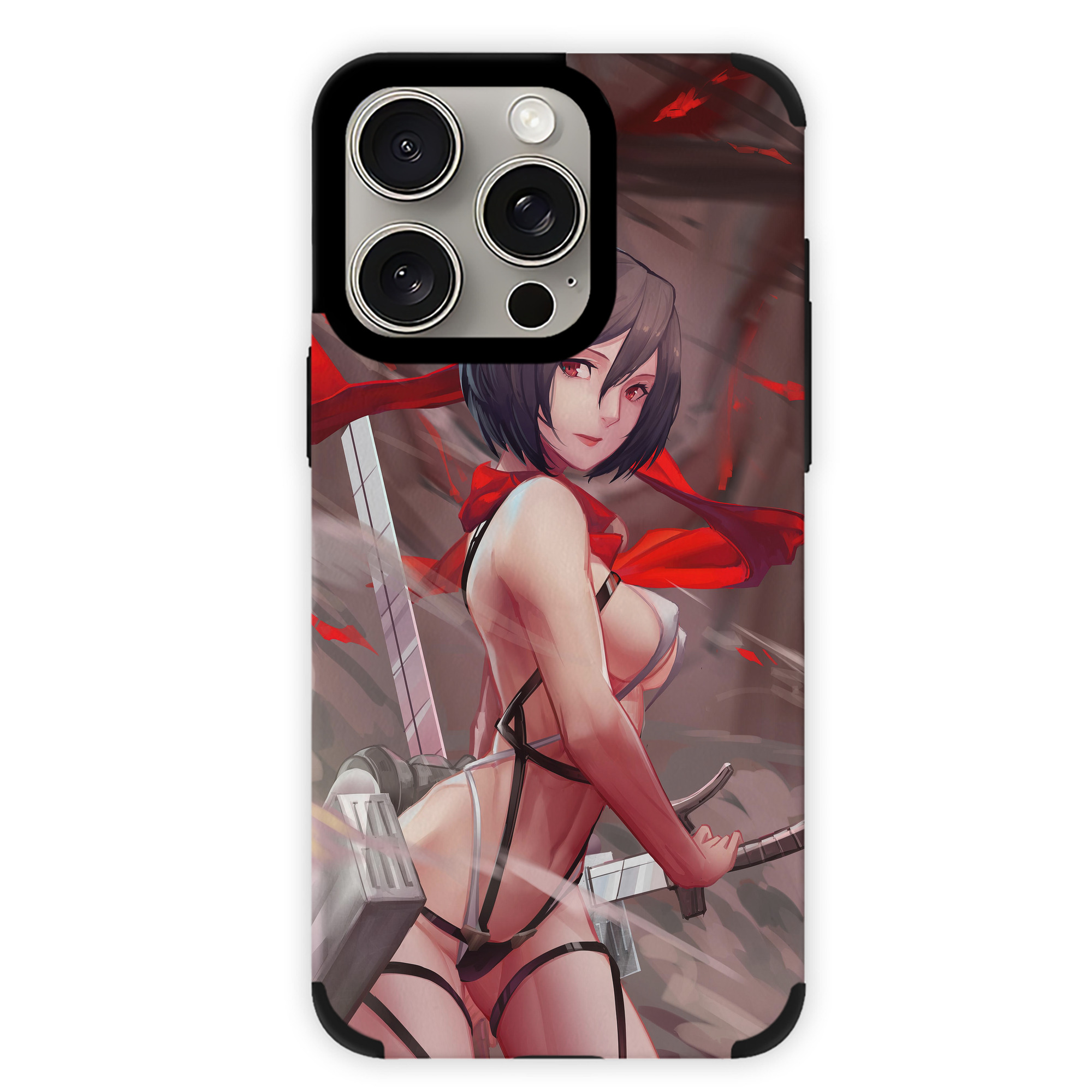 （画像用） 進撃の巨人 Attack on Titan 【iPhone15ProMax対応】 PUレザー スマホケース 耐衝撃＆黄変防止
