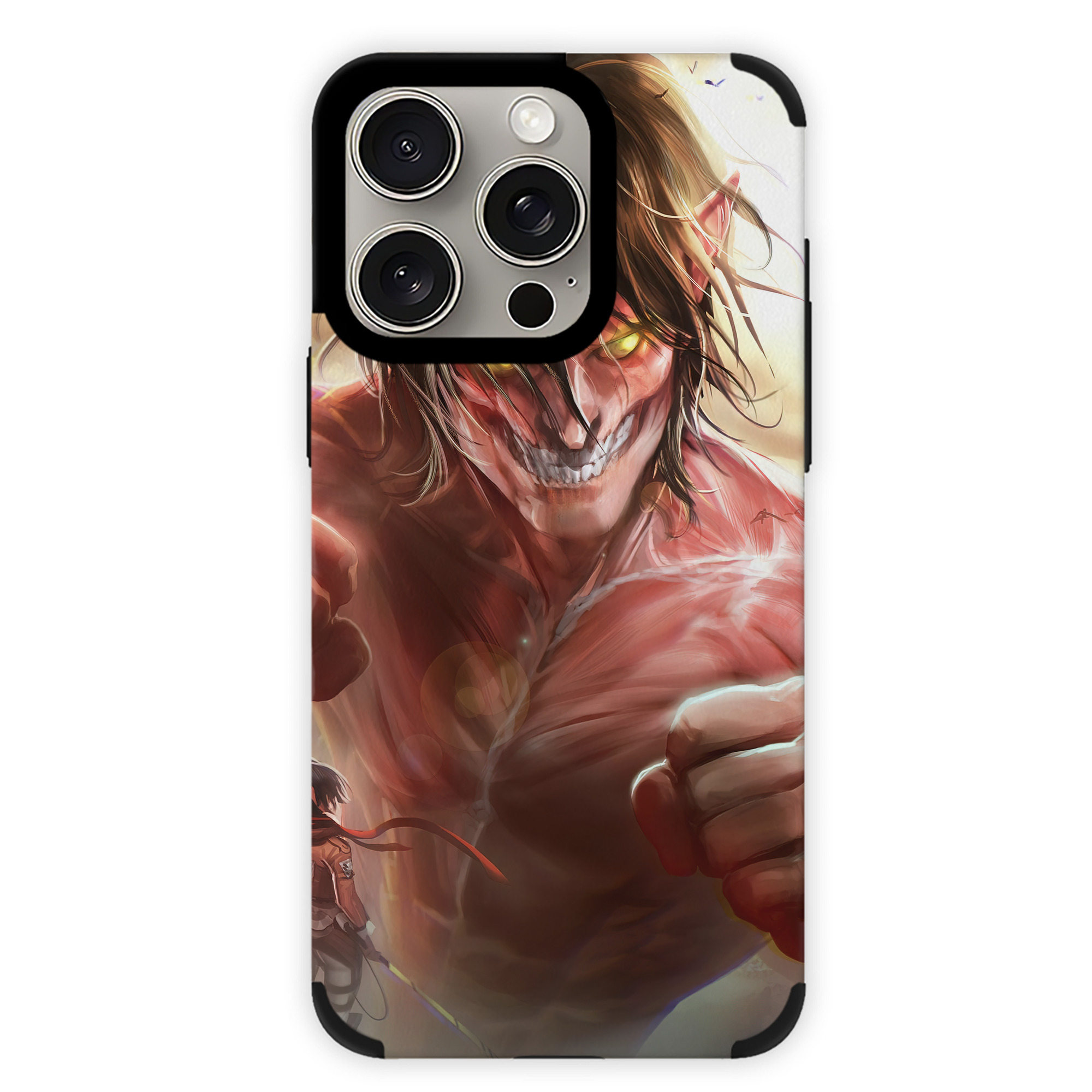 （画像用） 進撃の巨人 Attack on Titan 【iPhone15ProMax対応】 PUレザー スマホケース 耐衝撃＆黄変防止