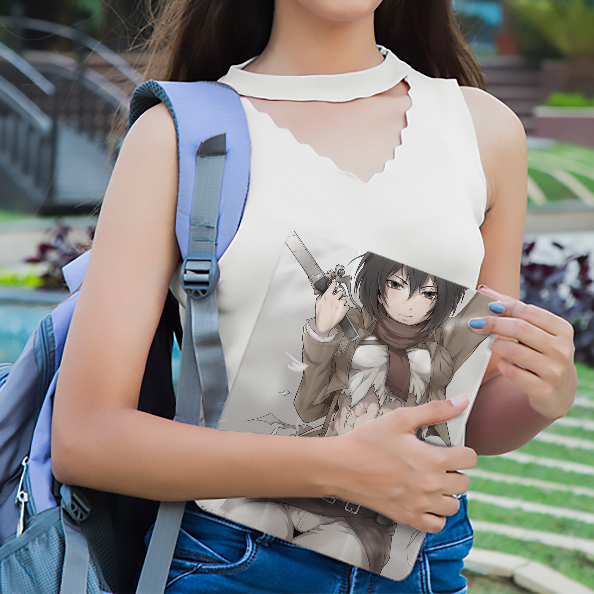 進撃の巨人 Attack on Titan IPad ケース ペン収納付き 三つ折りスタンド PUレザー×シリコン 対応機種9.5/10.5/10.9インチ
