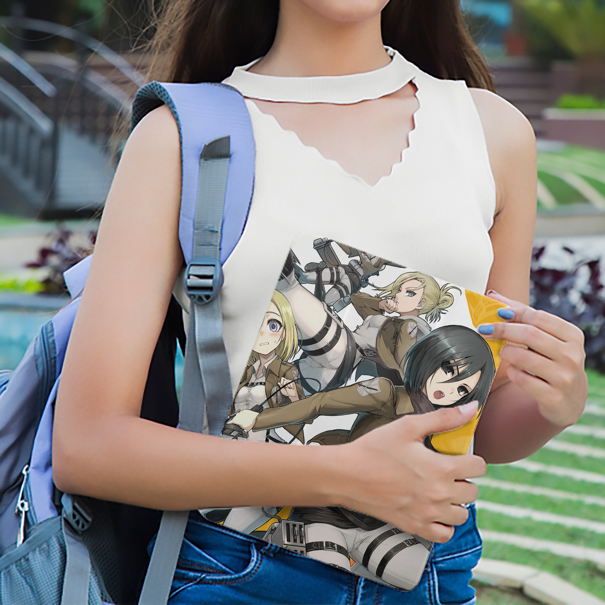 進撃の巨人 Attack on Titan IPad ケース ペン収納付き 三つ折りスタンド PUレザー×シリコン 対応機種9.5/10.5/10.9インチ