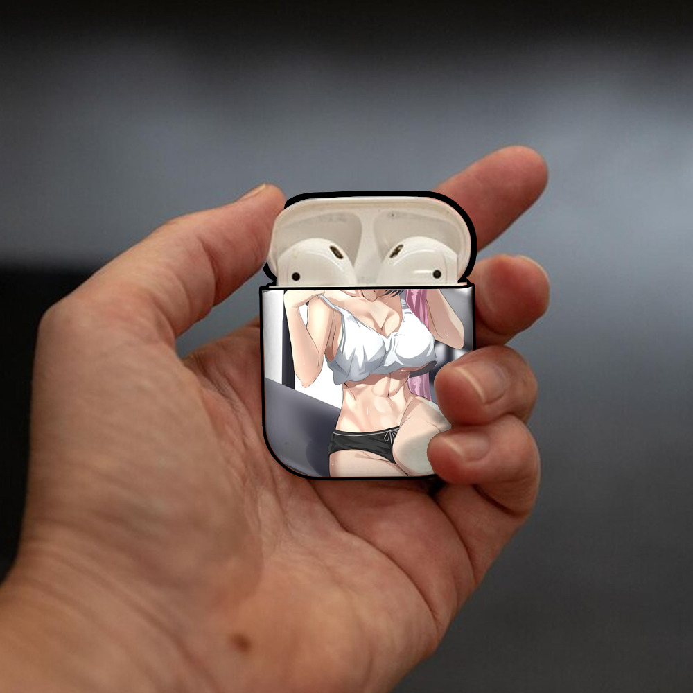 進撃の巨人 Attack on Titan AirPods 第2世代保護ケース ハードシェル ブラック 耐衝撃・防指紋・カラビナ付き