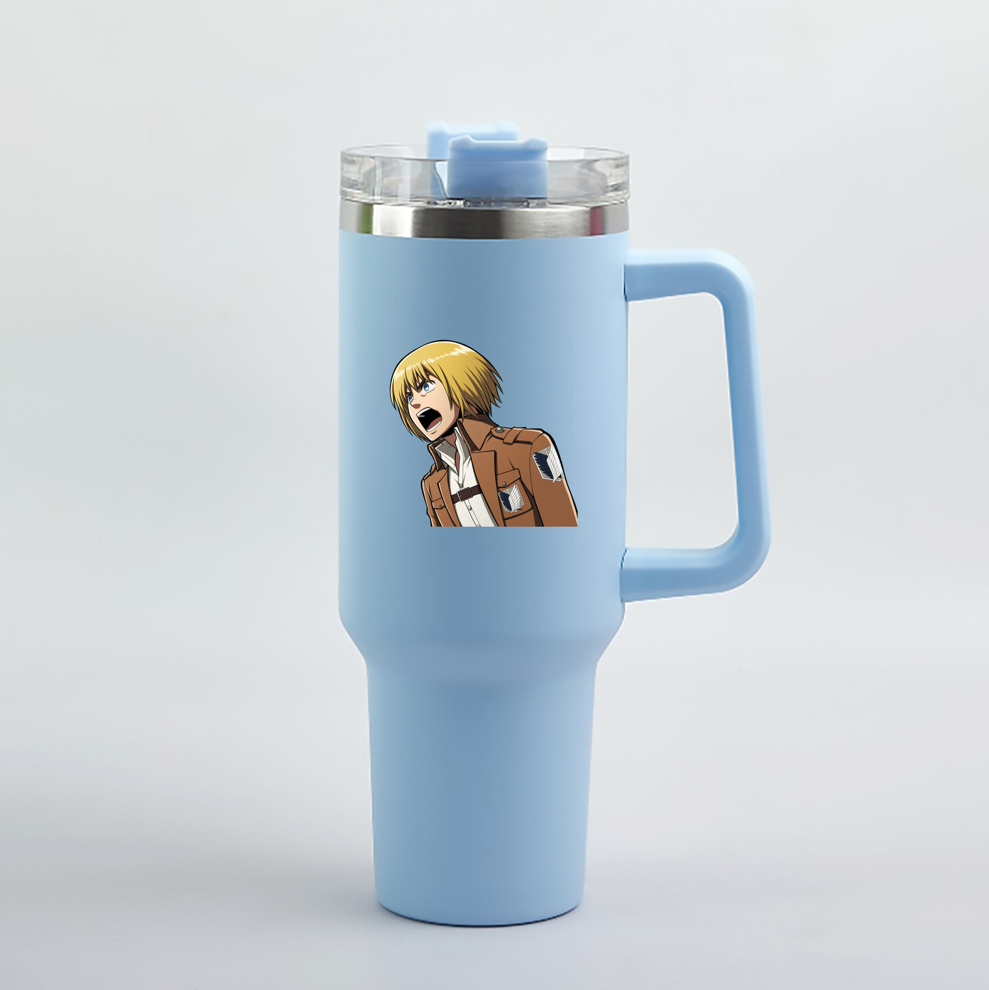 （画像用） 進撃の巨人 アルミン·アルレルト Attack on Titan Armin Arlert 1200mL車用タンブラー（カラープリント）