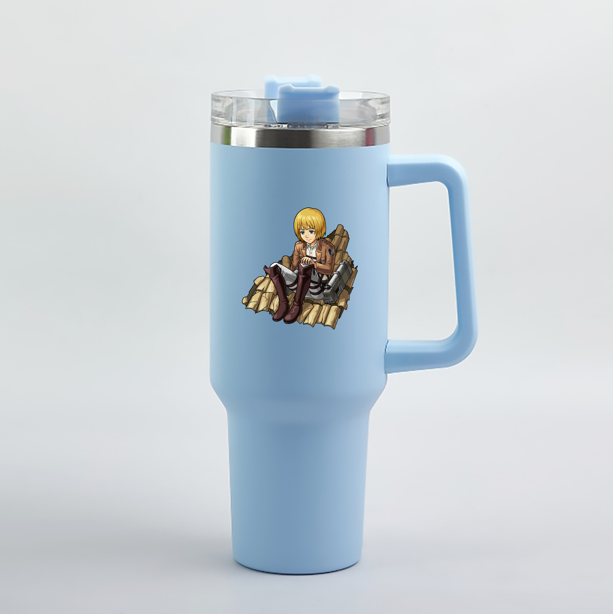 （画像用） 進撃の巨人 アルミン·アルレルト Attack on Titan Armin Arlert 1200mL車用タンブラー（カラープリント）