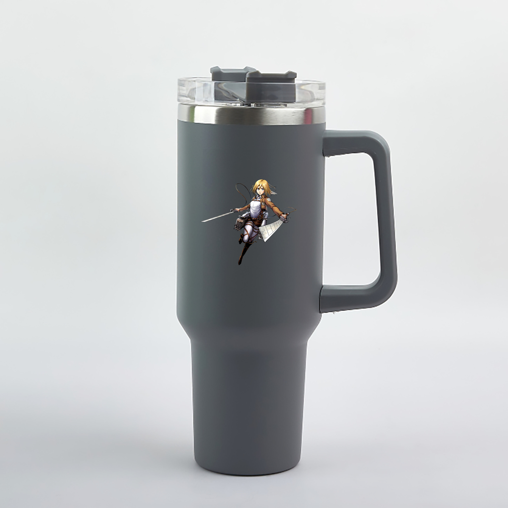 （画像用） 進撃の巨人 クリスタ·レンズ Attack on Titan Christa Lenz 1200mL車用タンブラー（カラープリント）