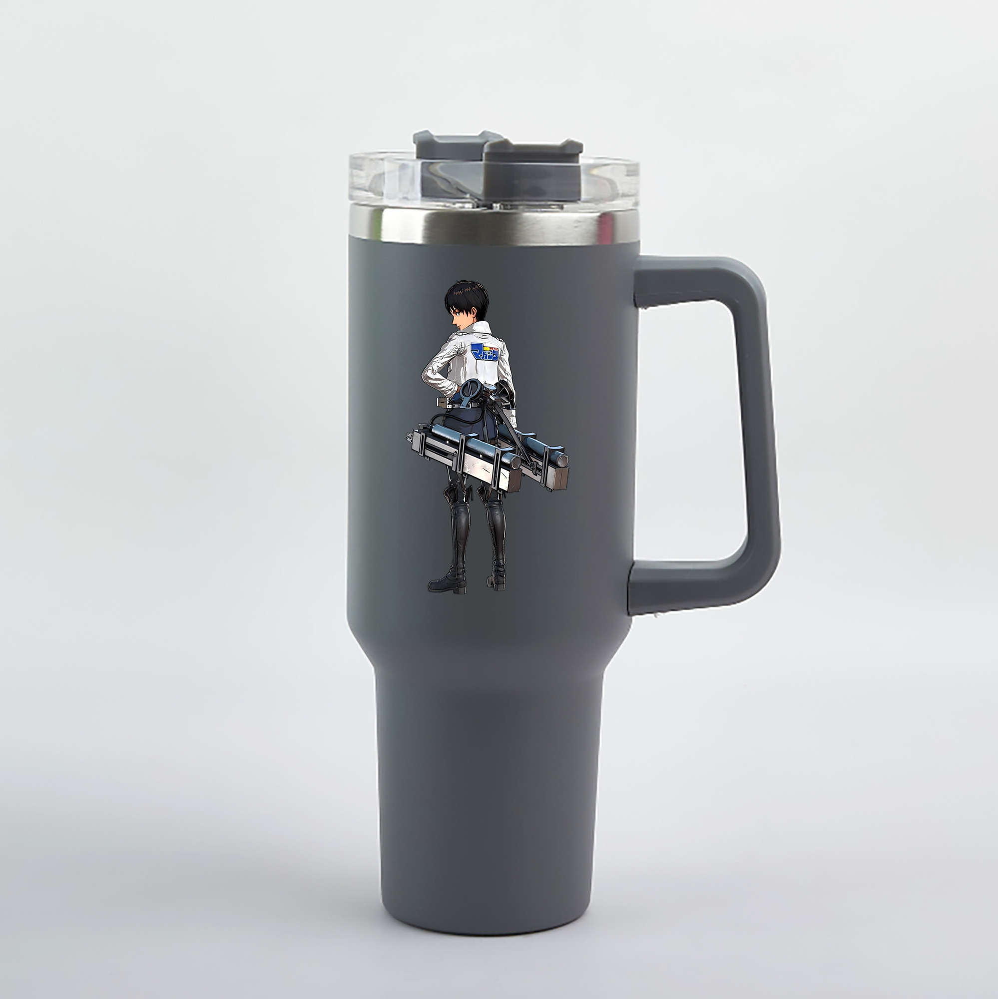 （画像用） 進撃の巨人 エレン･イェーガー Attack on Titan Eren Jäger 1200mL車用タンブラー（カラープリント）