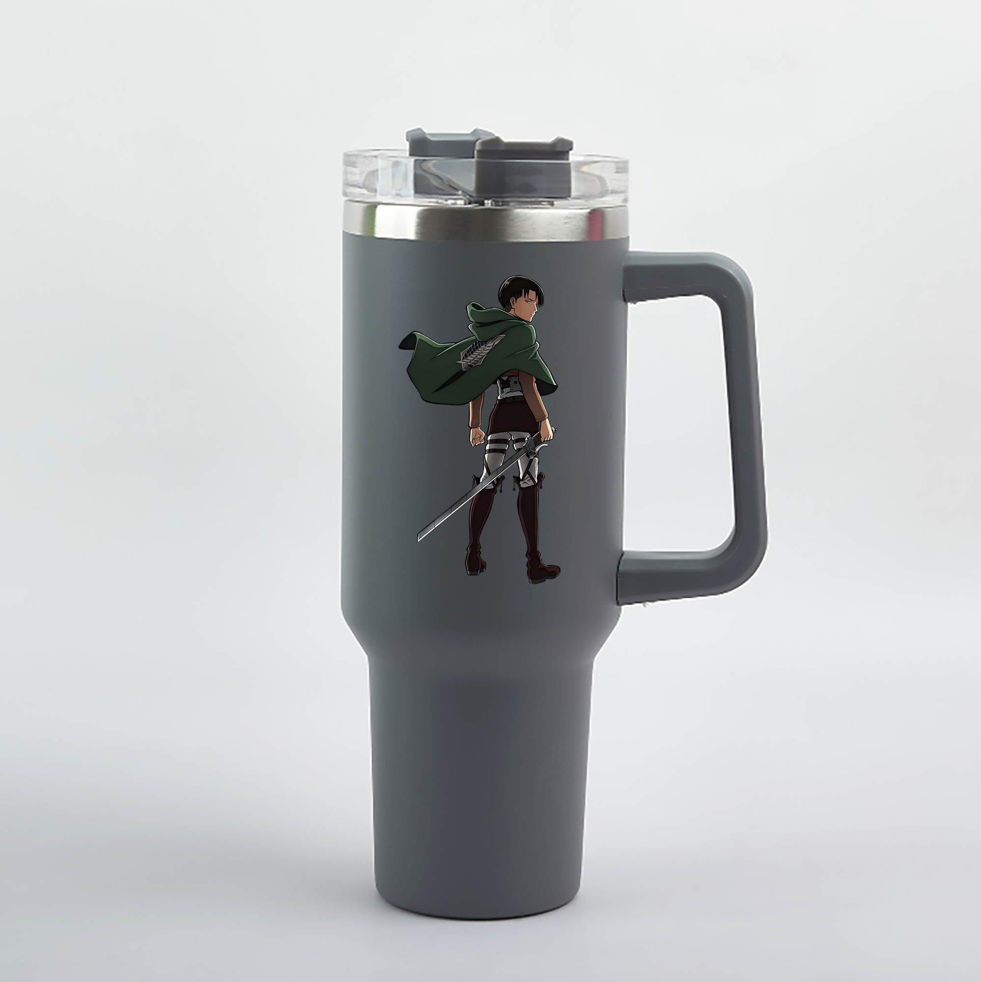 （画像用） 進撃の巨人 リヴァイ·アッカーマン Attack on Titan Levi Ackerman 1200mL車用タンブラー（カラープリント）