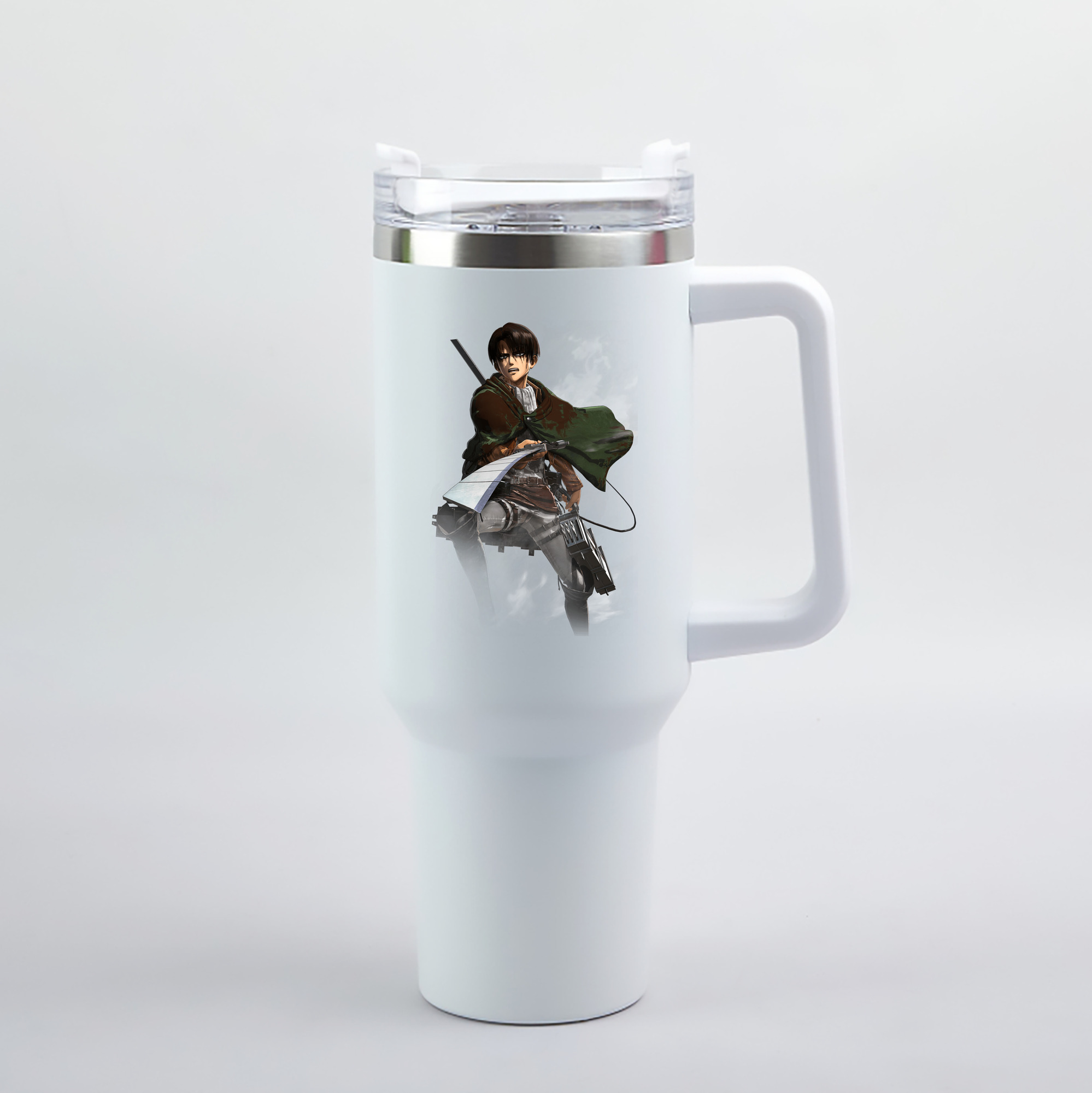 （画像用） 進撃の巨人 リヴァイ·アッカーマン Attack on Titan Levi Ackerman 1200mL車用タンブラー（カラープリント）