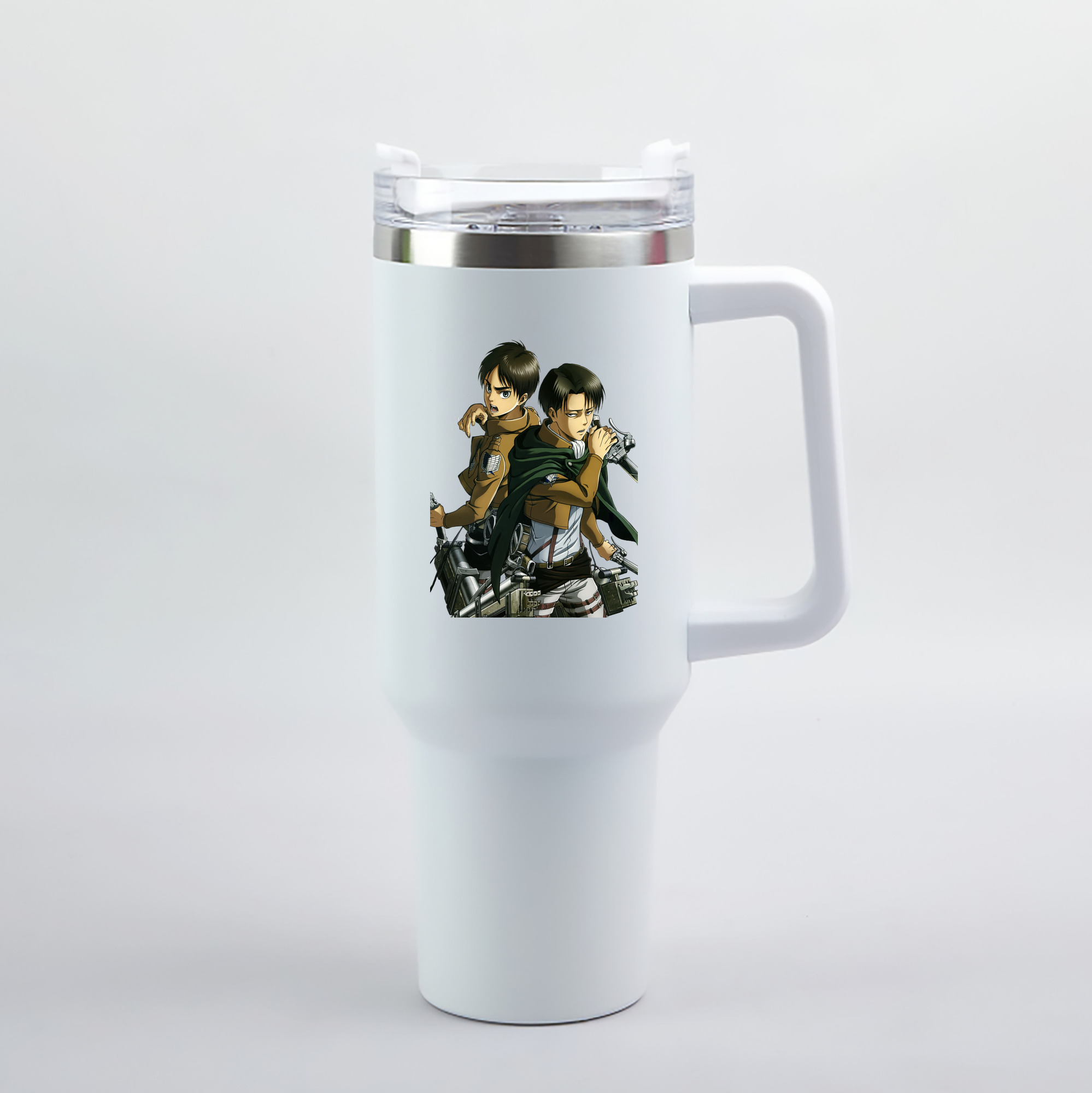（画像用） 進撃の巨人 リヴァイ·アッカーマン Attack on Titan Levi Ackerman 1200mL車用タンブラー（カラープリント）