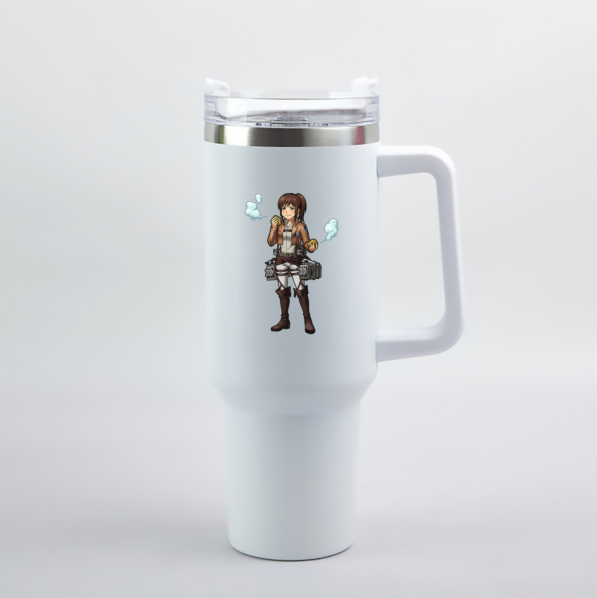 （画像用） 進撃の巨人 サシャ·ブラウス Attack on Titan Sasha Blaus 1200mL車用タンブラー（カラープリント）