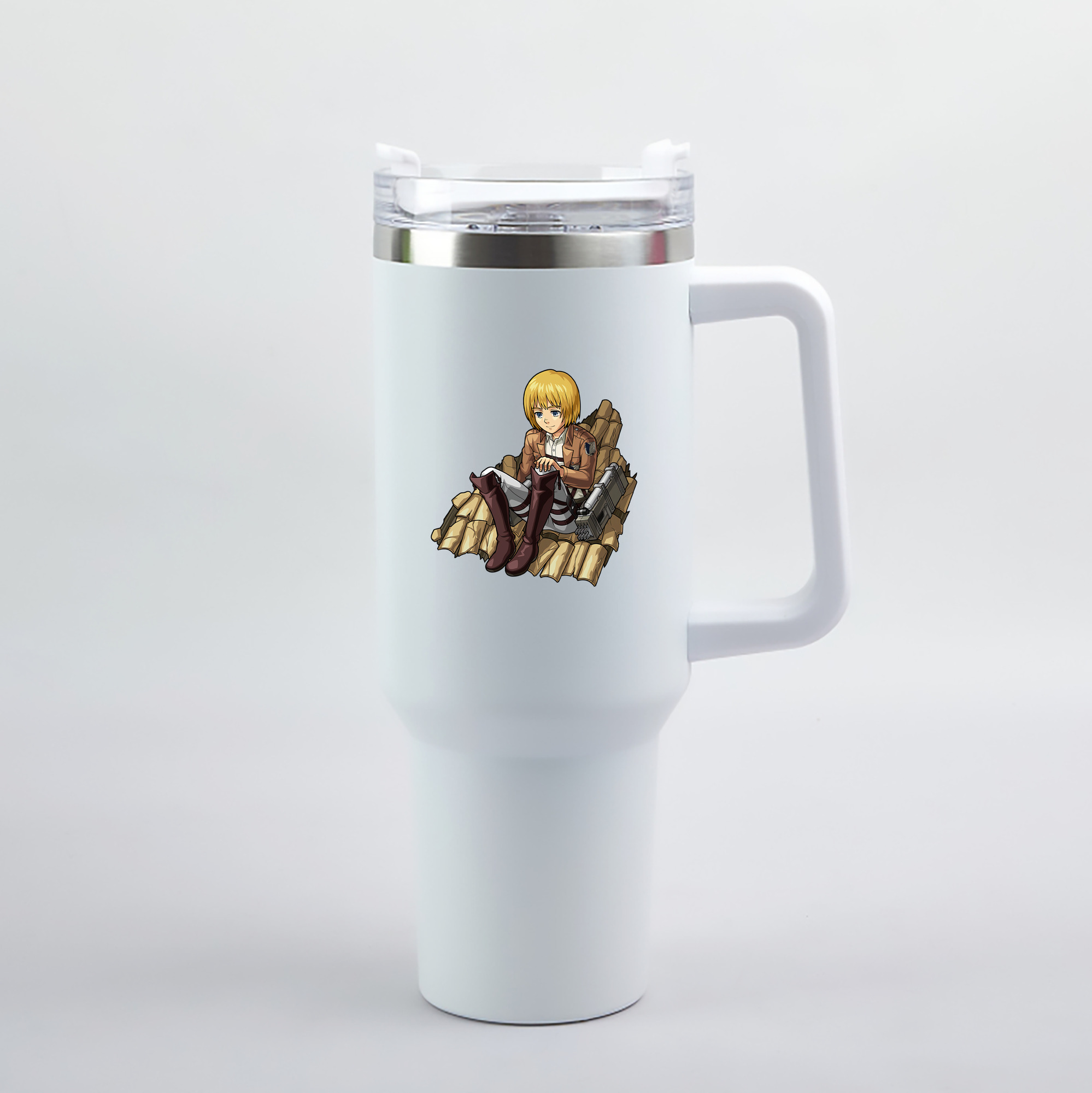 （画像用） 進撃の巨人 アルミン·アルレルト Attack on Titan Armin Arlert 1200mL車用タンブラー（カラープリント）