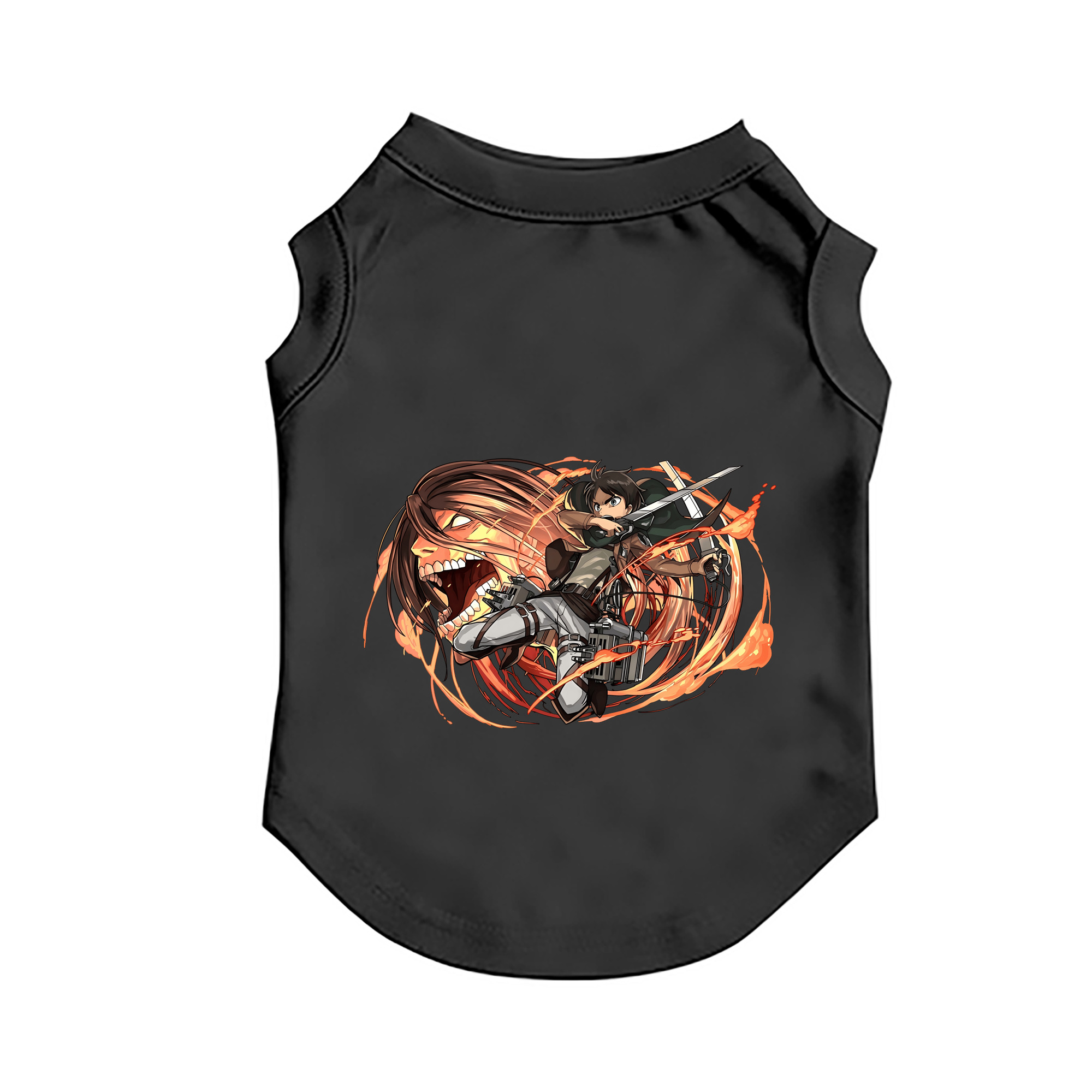 （画像用） 進撃の巨人 エレン･イェーガー Attack on Titan Eren Jäger ペット用ベスト