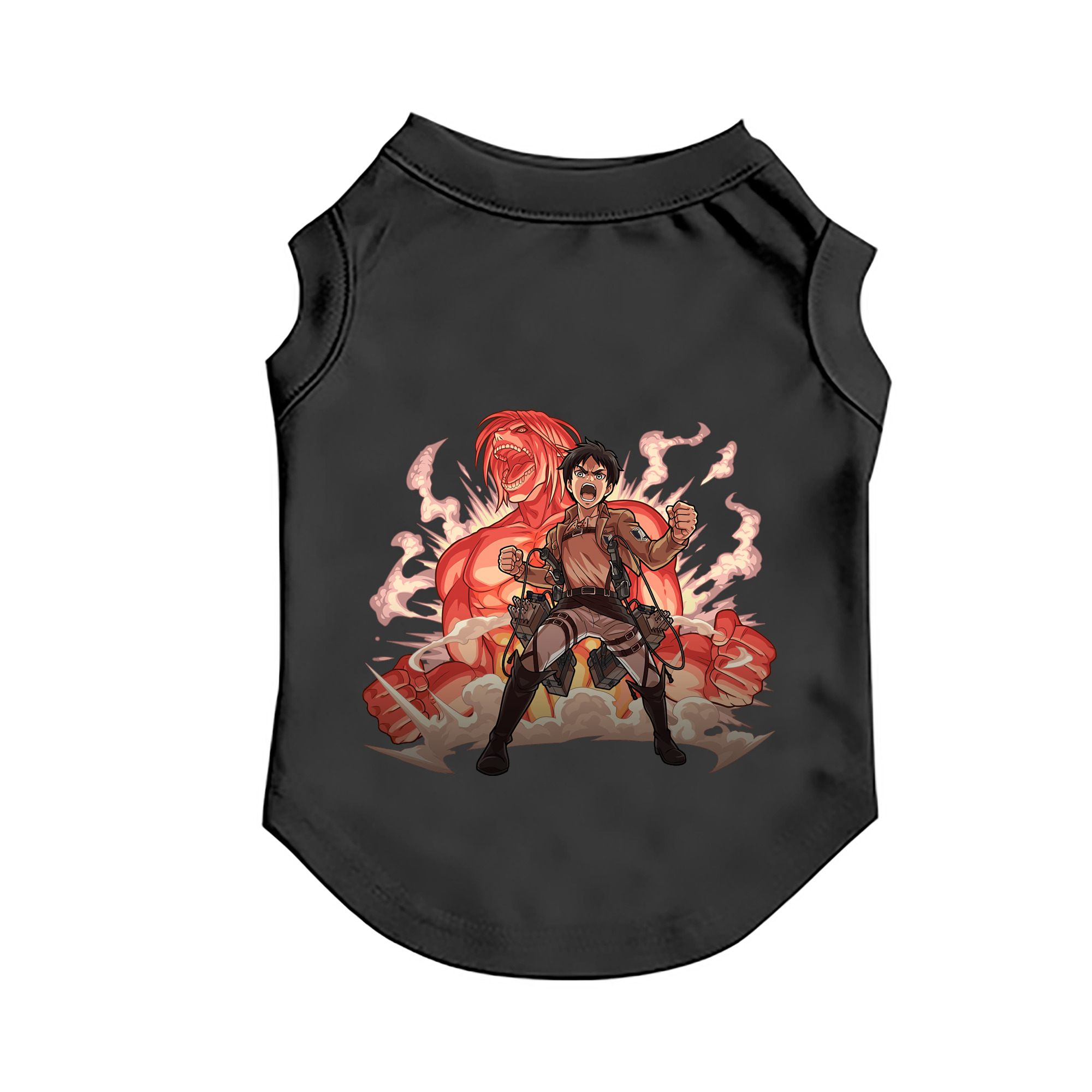 （画像用） 進撃の巨人 エレン･イェーガー Attack on Titan Eren Jäger ペット用ベスト