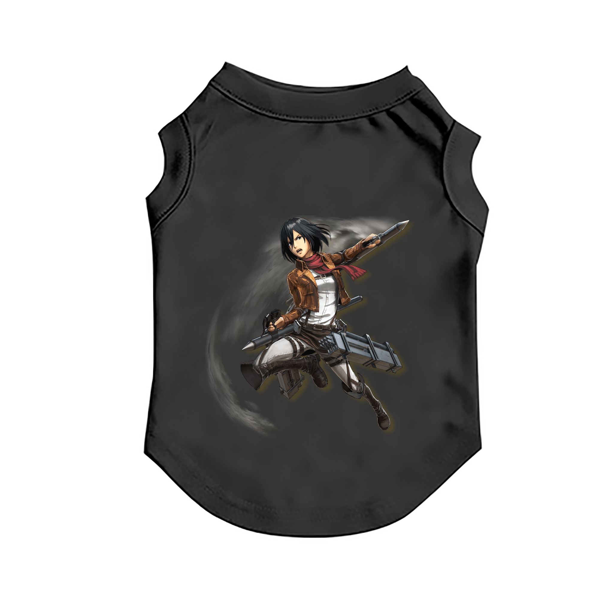 （画像用） 進撃の巨人 ミカサ·アッカーマン Attack on Titan Mikasa Ackerman ペット用ベスト