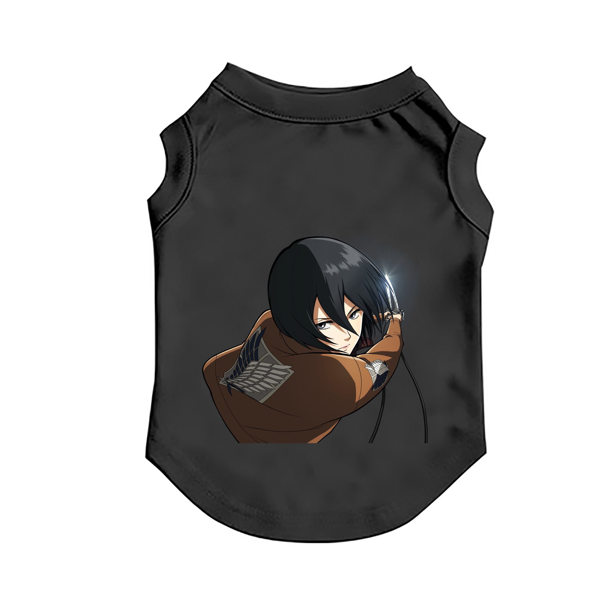 （画像用） 進撃の巨人 ミカサ·アッカーマン Attack on Titan Mikasa Ackerman ペット用ベスト